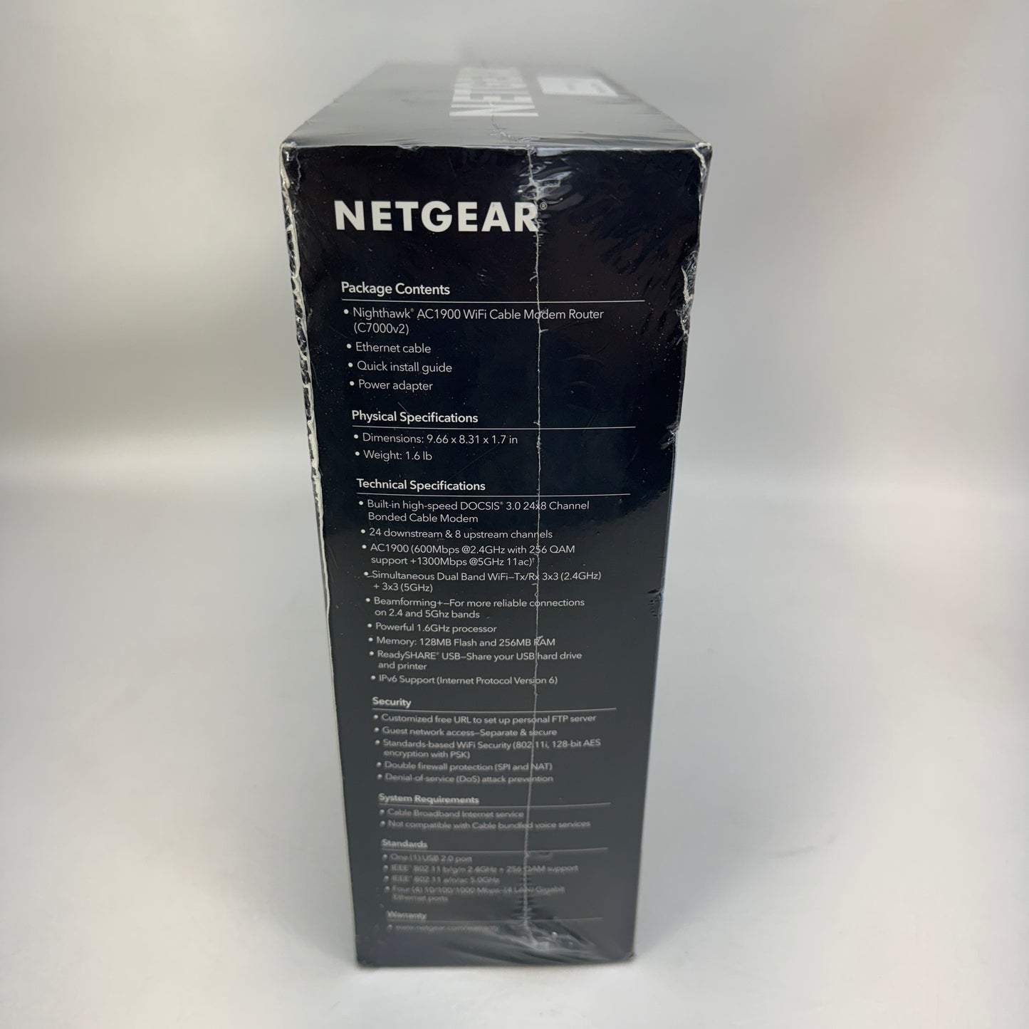 New NETGEAR Nighthawk Dual Band AC1900 WIFI Wifi Cable Modem Router