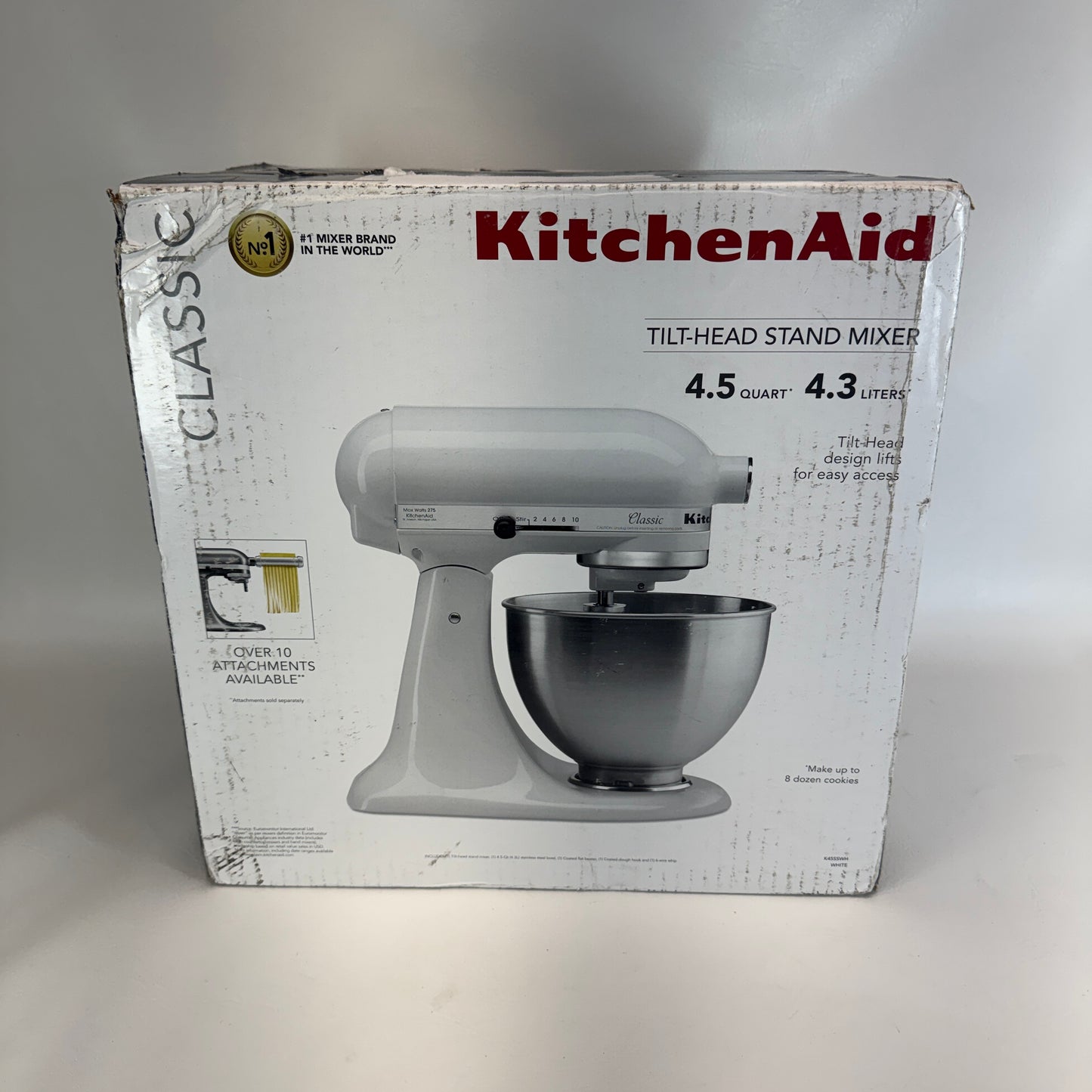 New KitchenAid Classic Mixer K45SSWH
