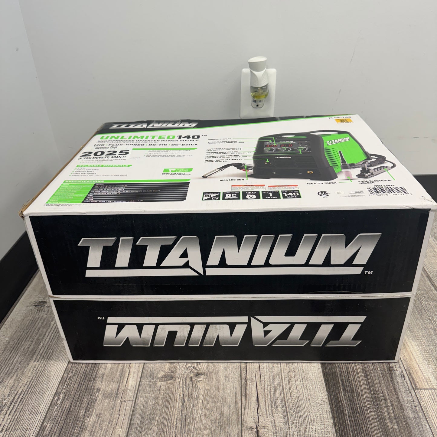 New Titanium TI-UL140 Multiprocess Inverter Power Source
