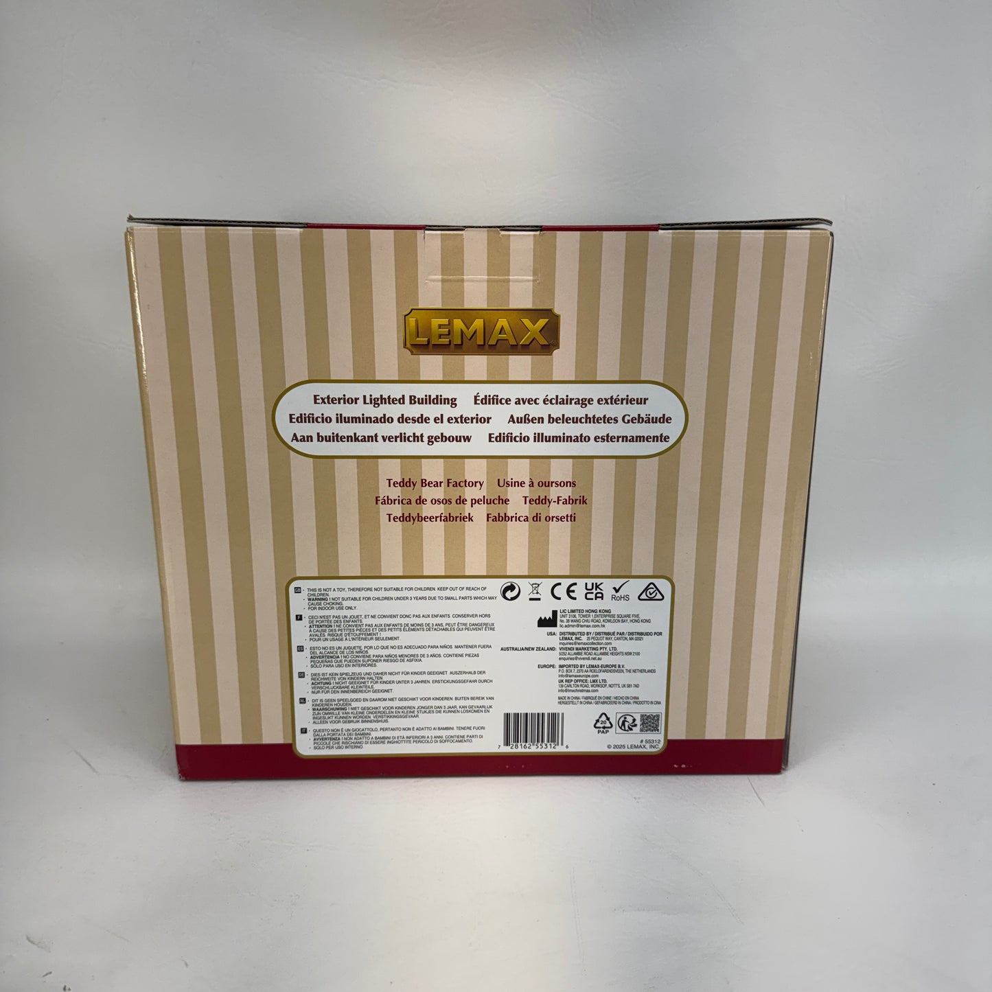 New Lemax Teddy Bear Factory Christmas Decoration 55312