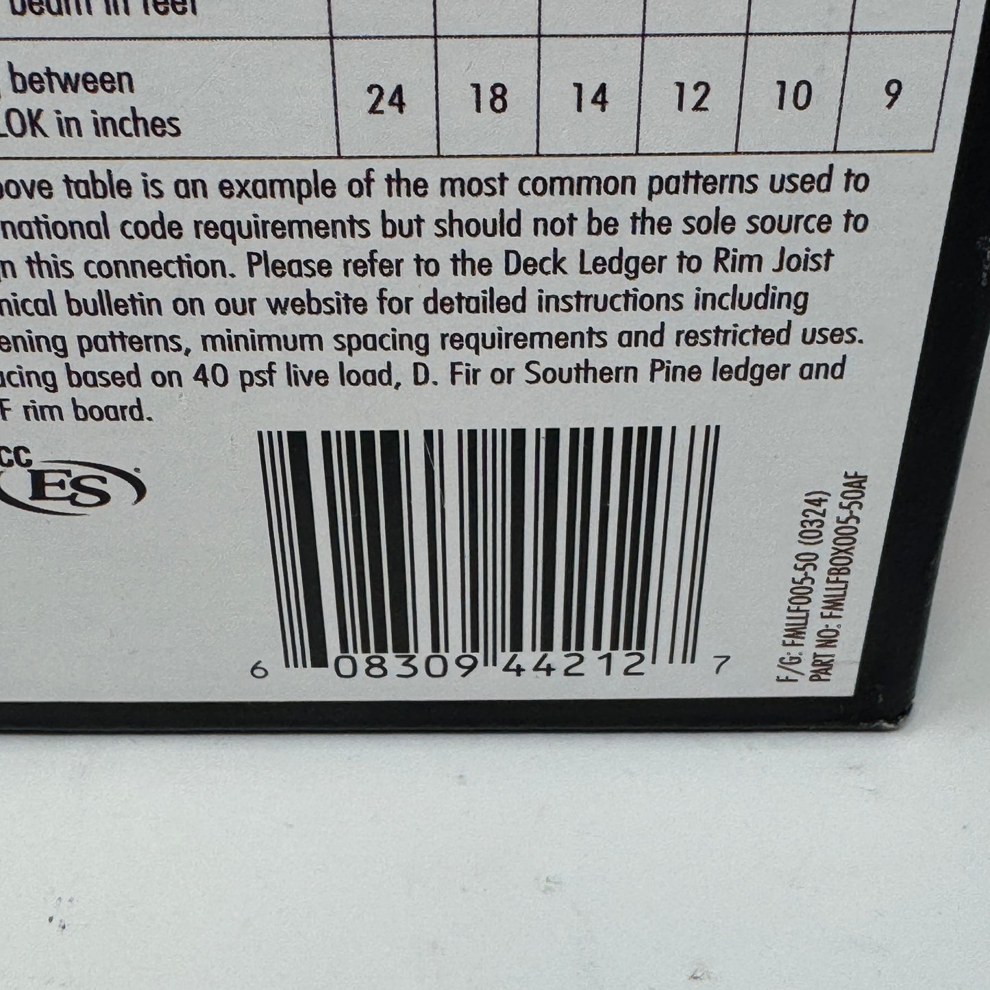 New FastenMaster LedgerLOK Flat Head Screws