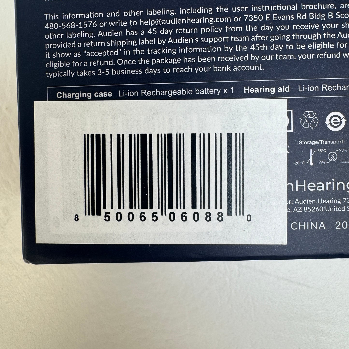 New Audien Hearing Atom X Hearing Aid