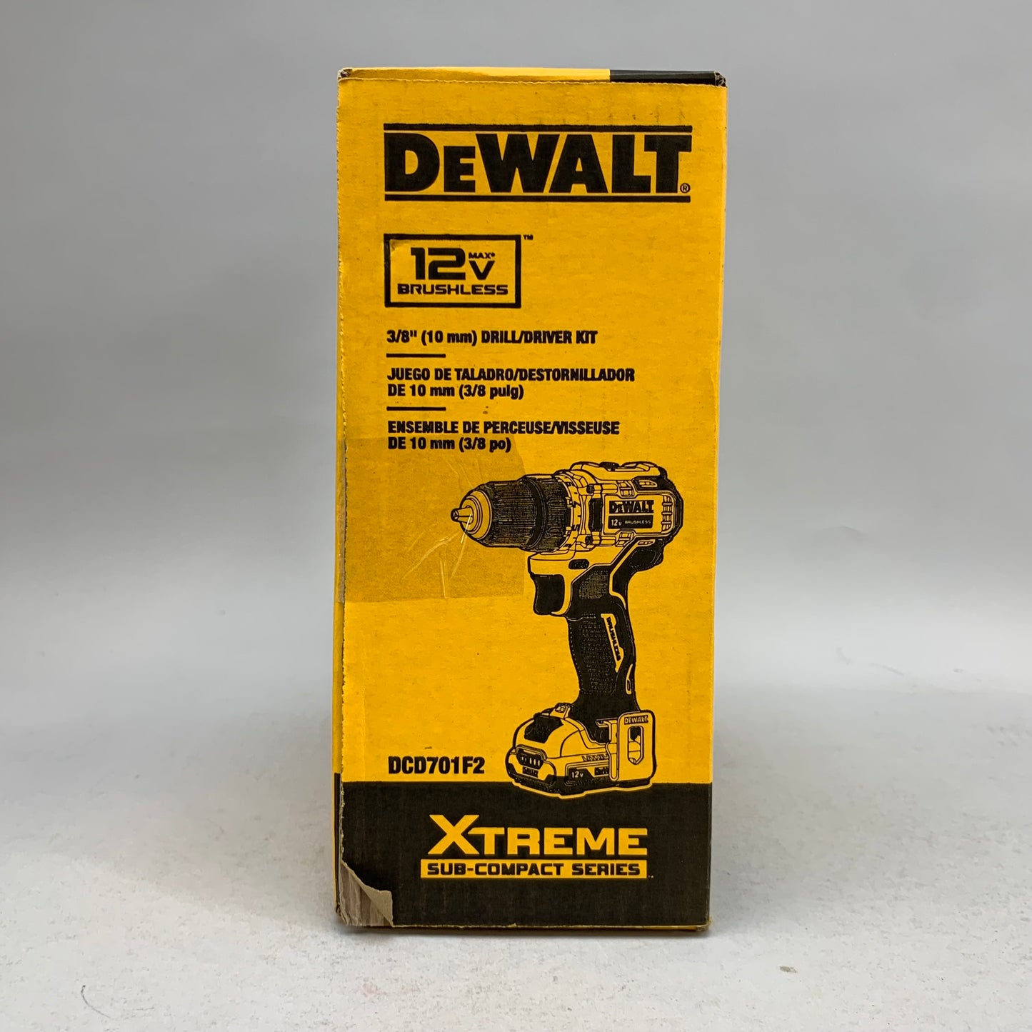 New DeWalt DCD701F2 12V Max 3/8" Drill / Driver Kit
