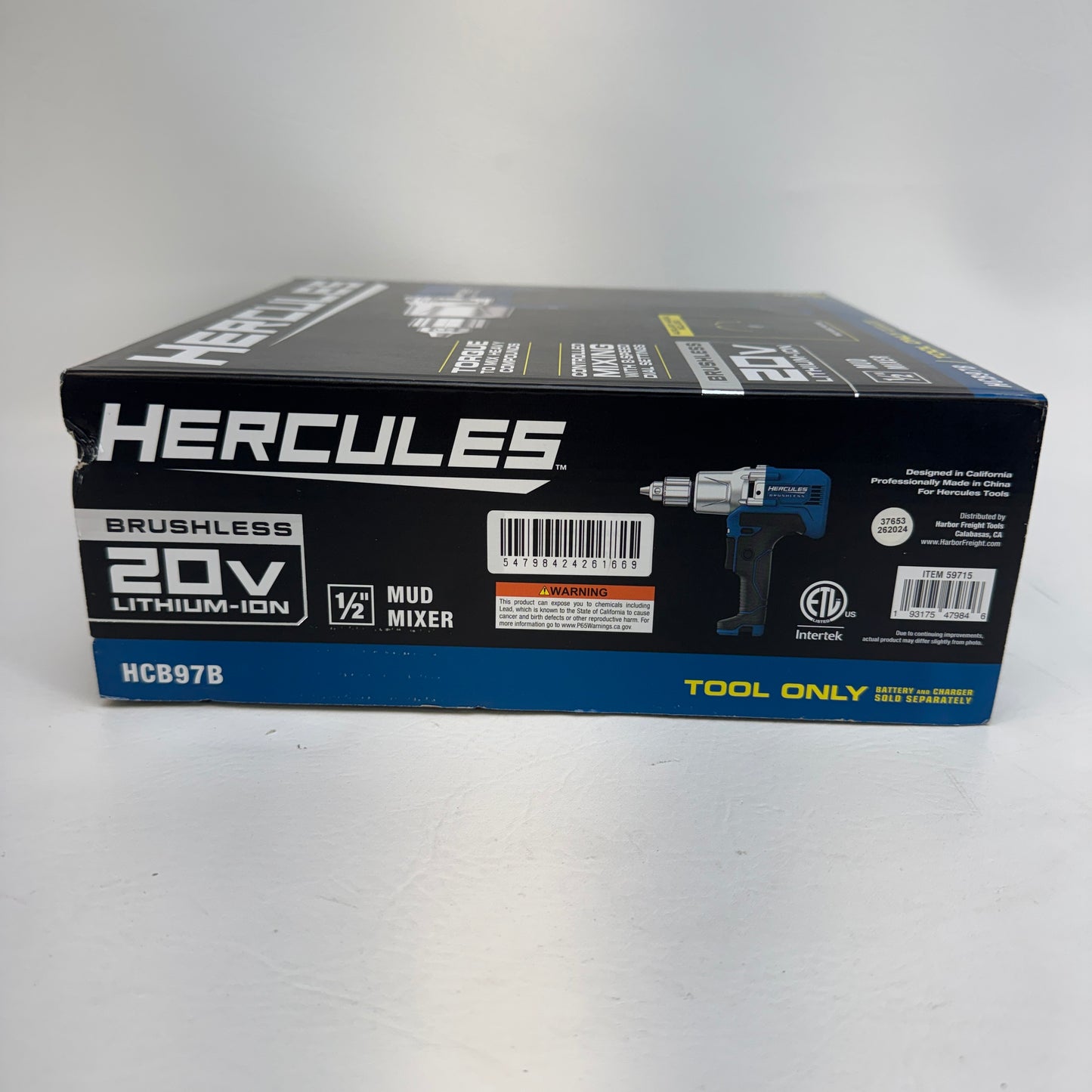 New HERCULES HCB97B 20V Mud Mixer