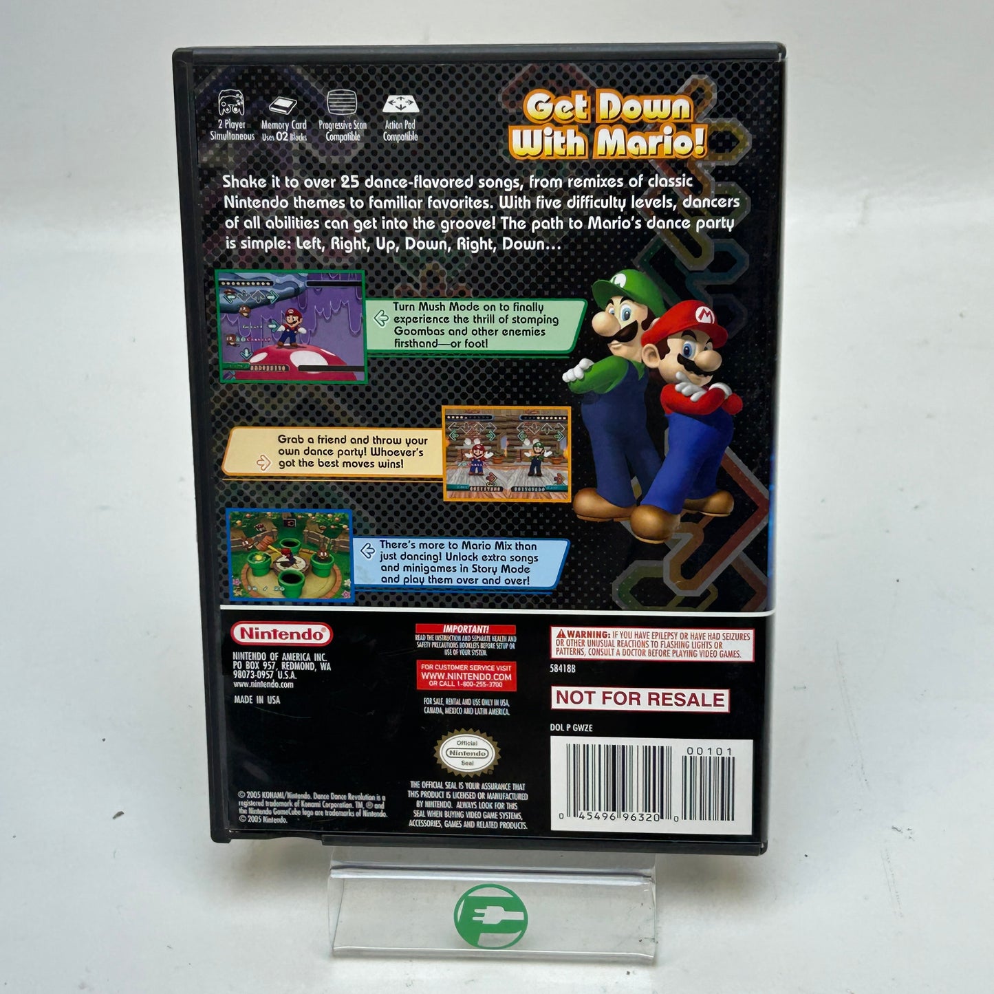 Dance Dance Revolution Mario Mix (Nintendo GameCube, 2005)
