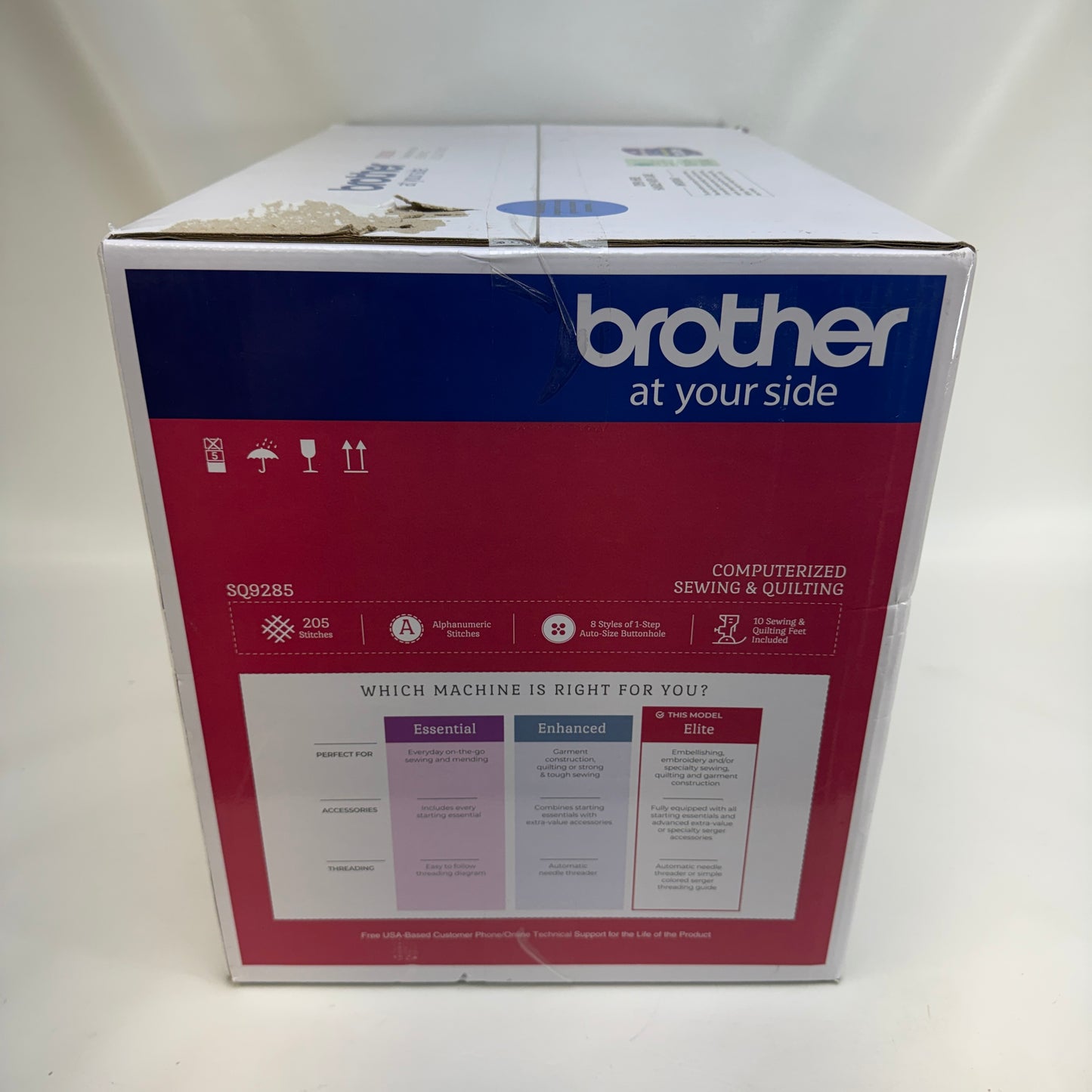 New Brother SQ9285 Computerized Quilting and Sewing Machine