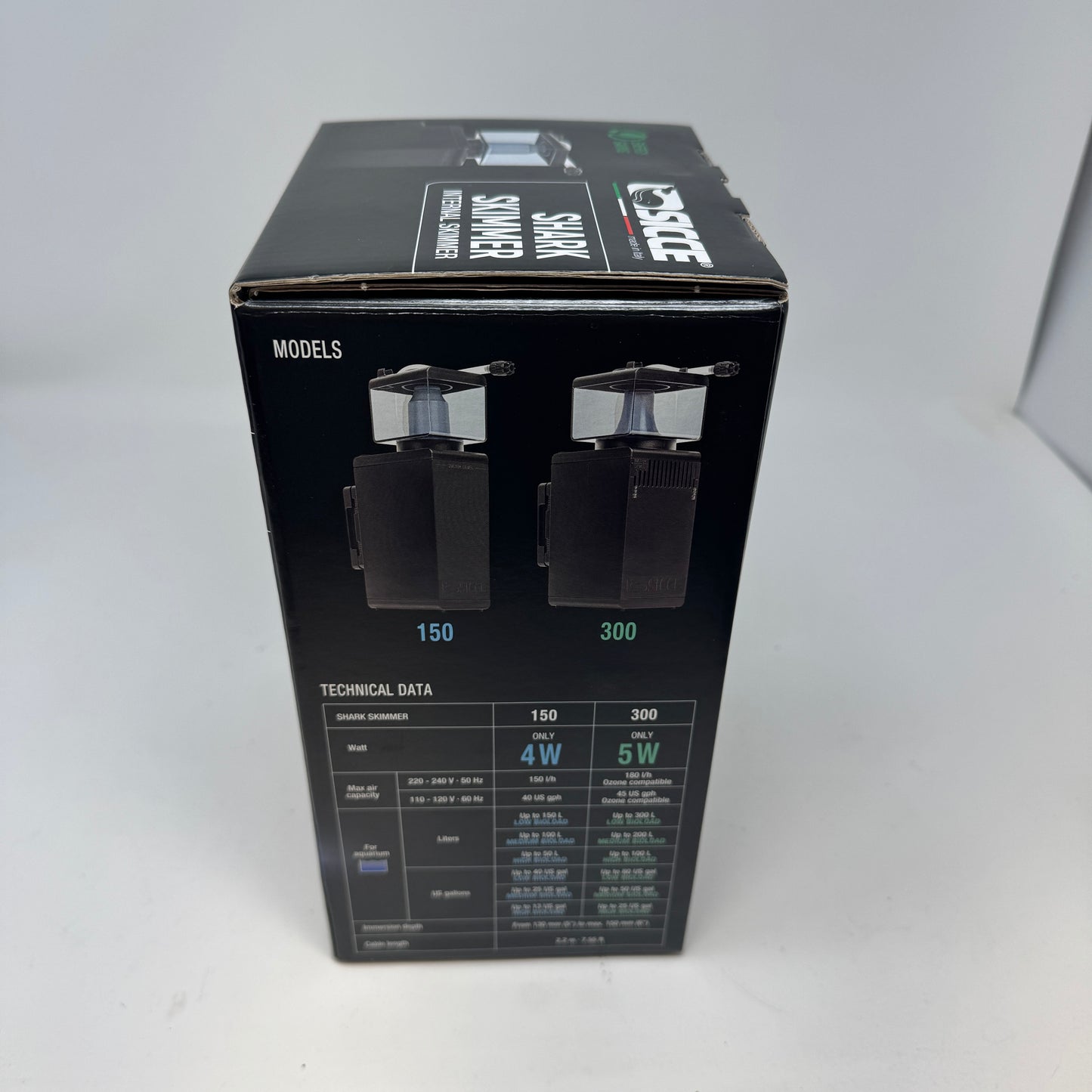 New Sicce Shark Skimmer 150 Internal Skimmer
