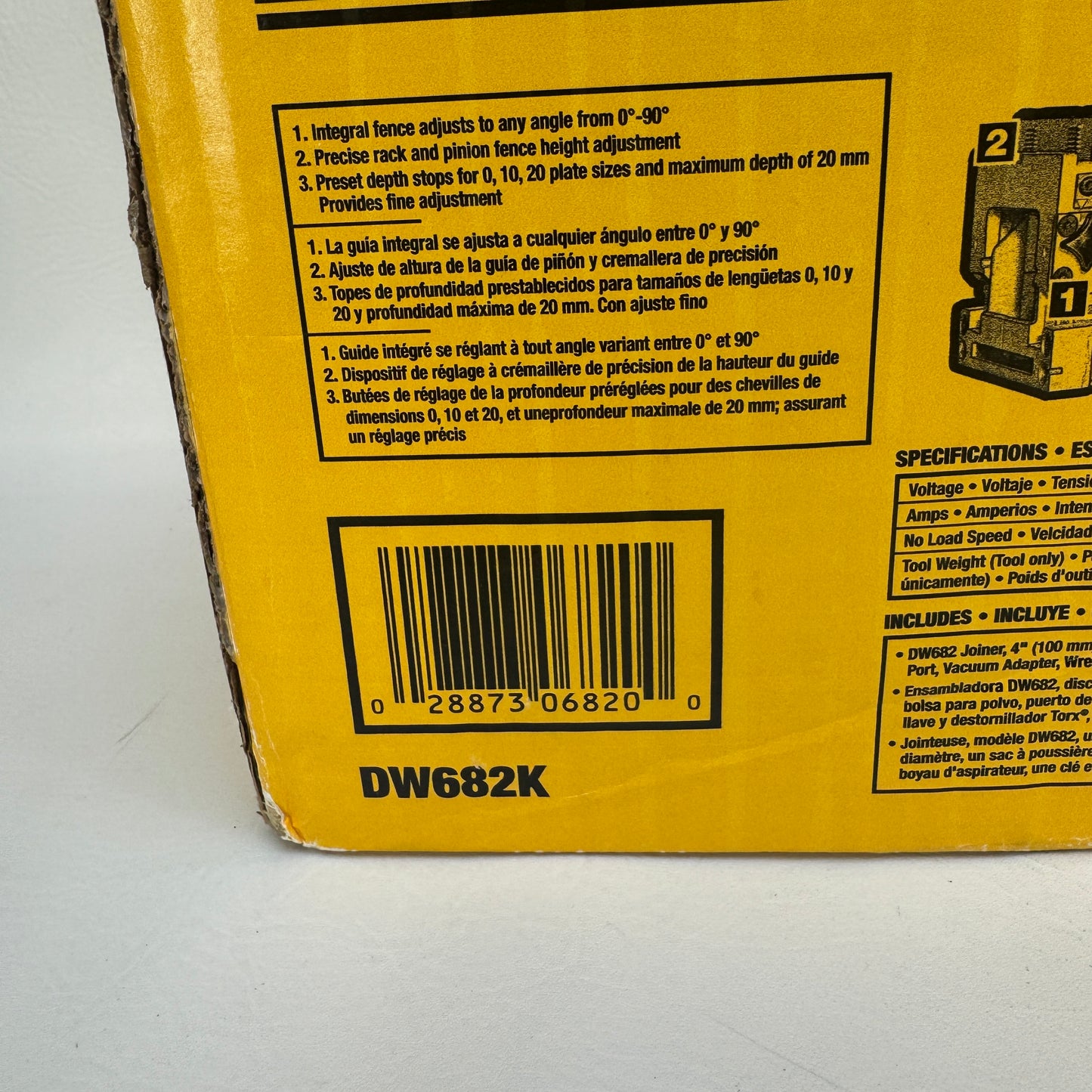 New DeWalt DW682K Plate Joiner Kit