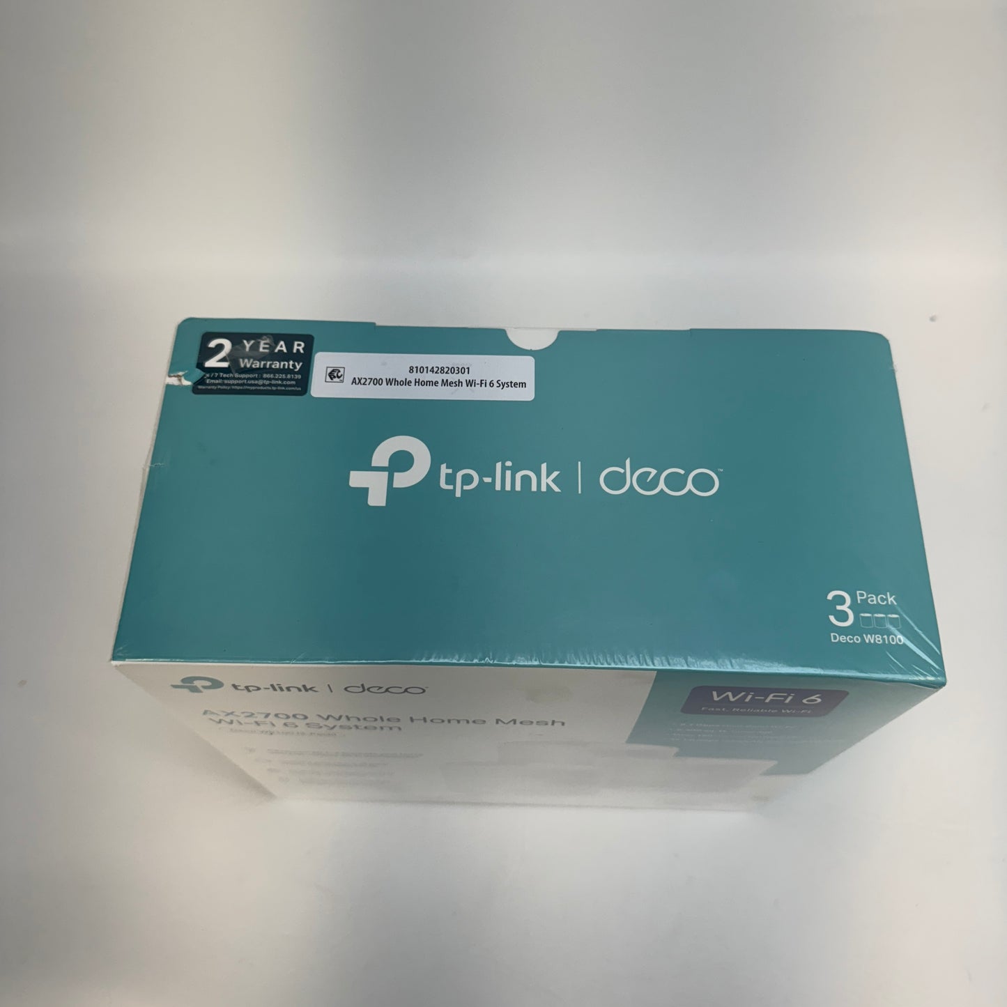New TP-Link AX2700 Whole Home Mesh Wi-Fi 6 System Mesh WiFi 6 System DECO W8100