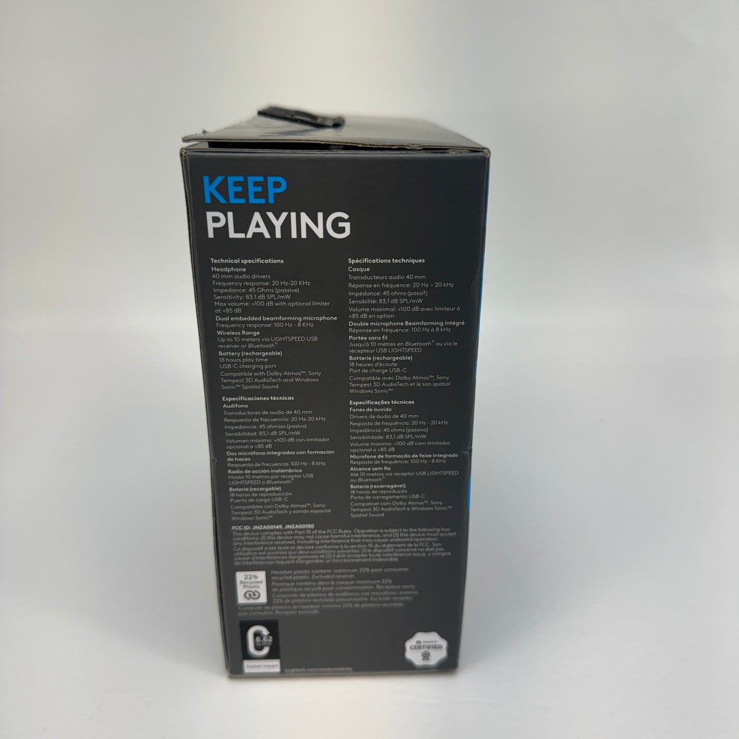 New Logitech G435 Lightspeed Gaming Headset AOO149