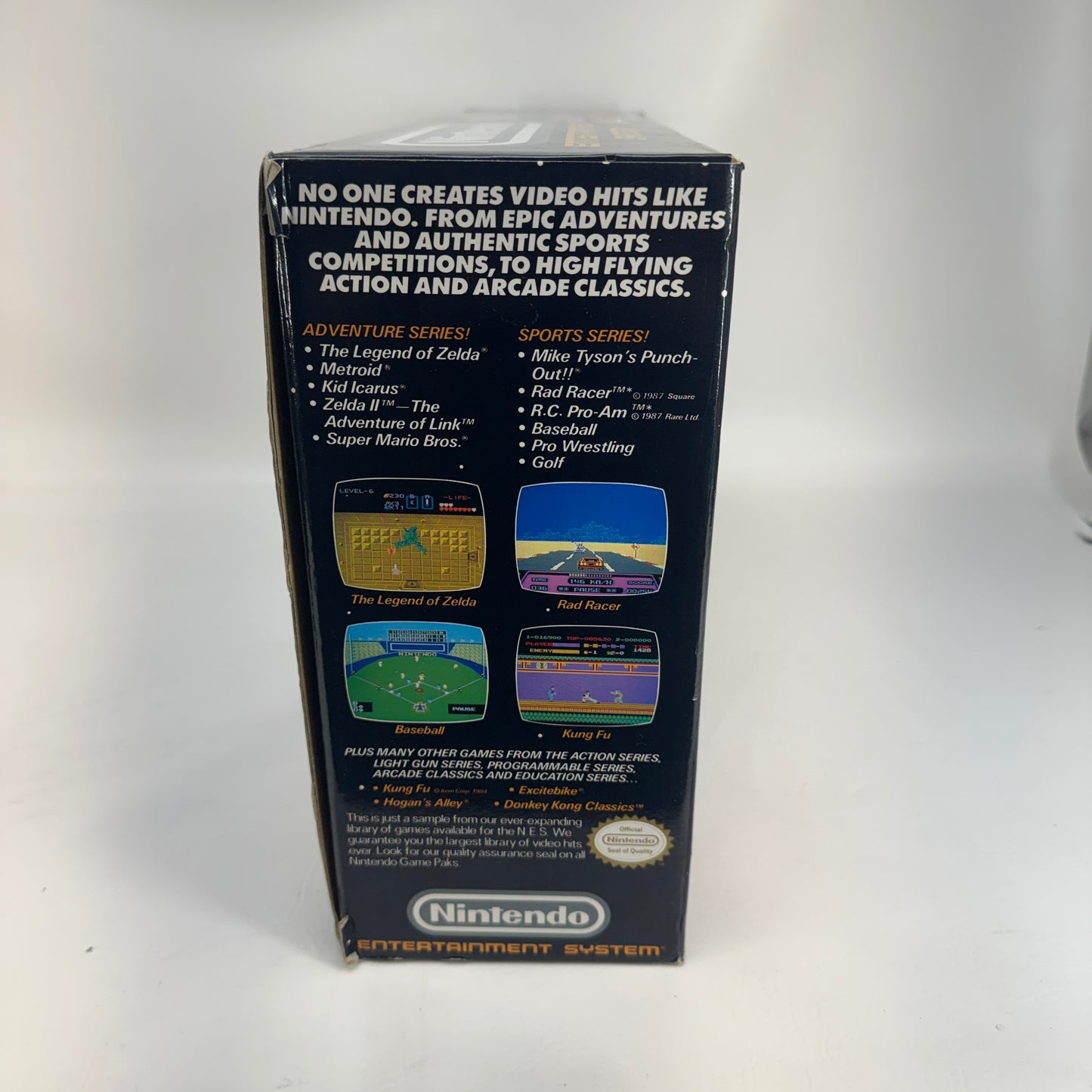 Nintendo Entertainment System NES Video Game Console NES-001 Gray