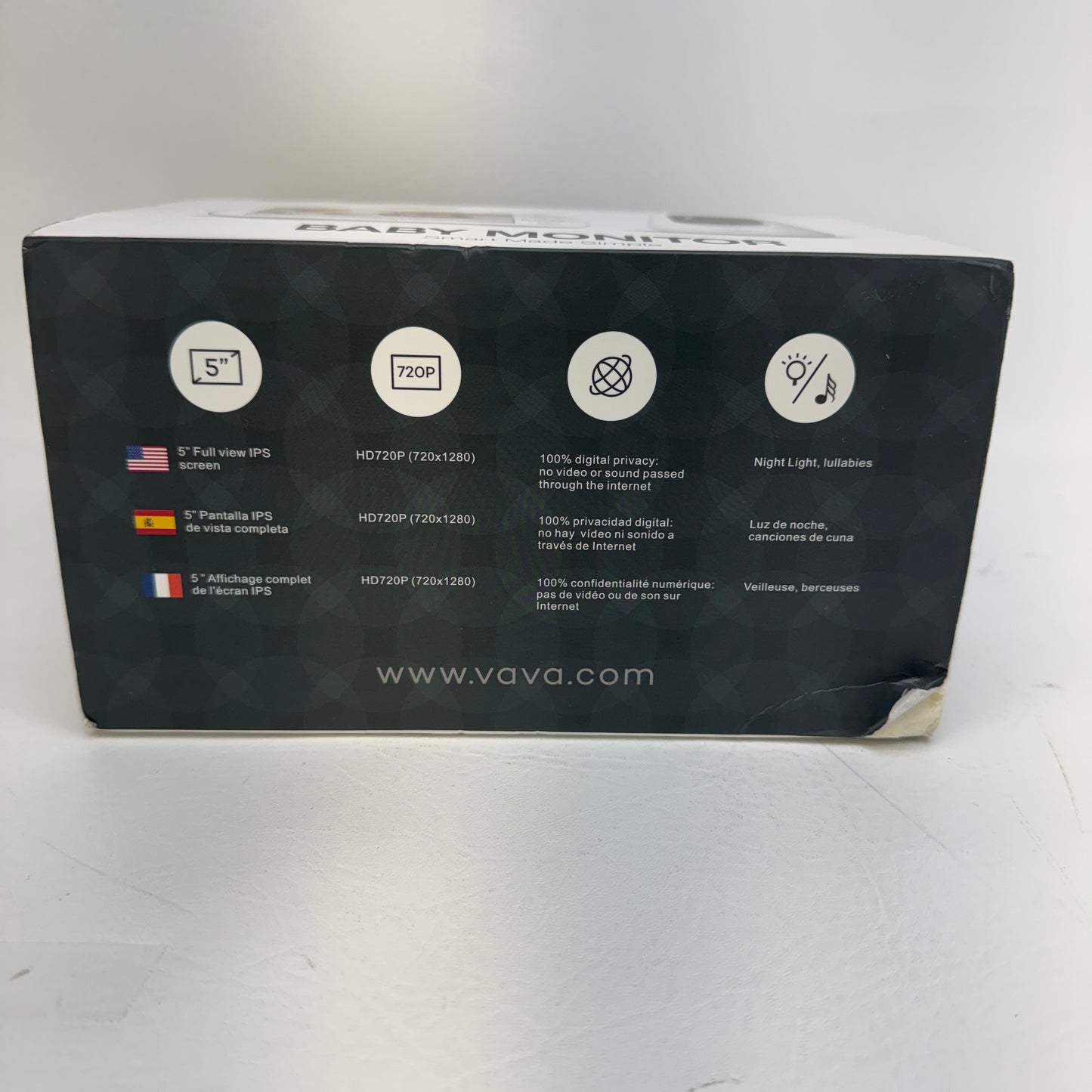New VAVA Evolve 5" Baby Monitor Baby Monitor VA-IH006