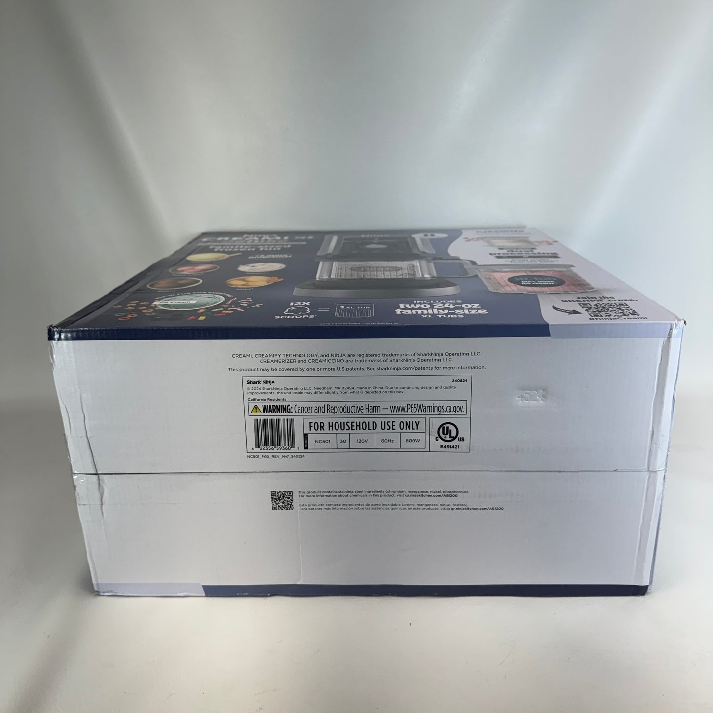 New Ninja Creami XL Deluxe Ice Cream Maker NC501