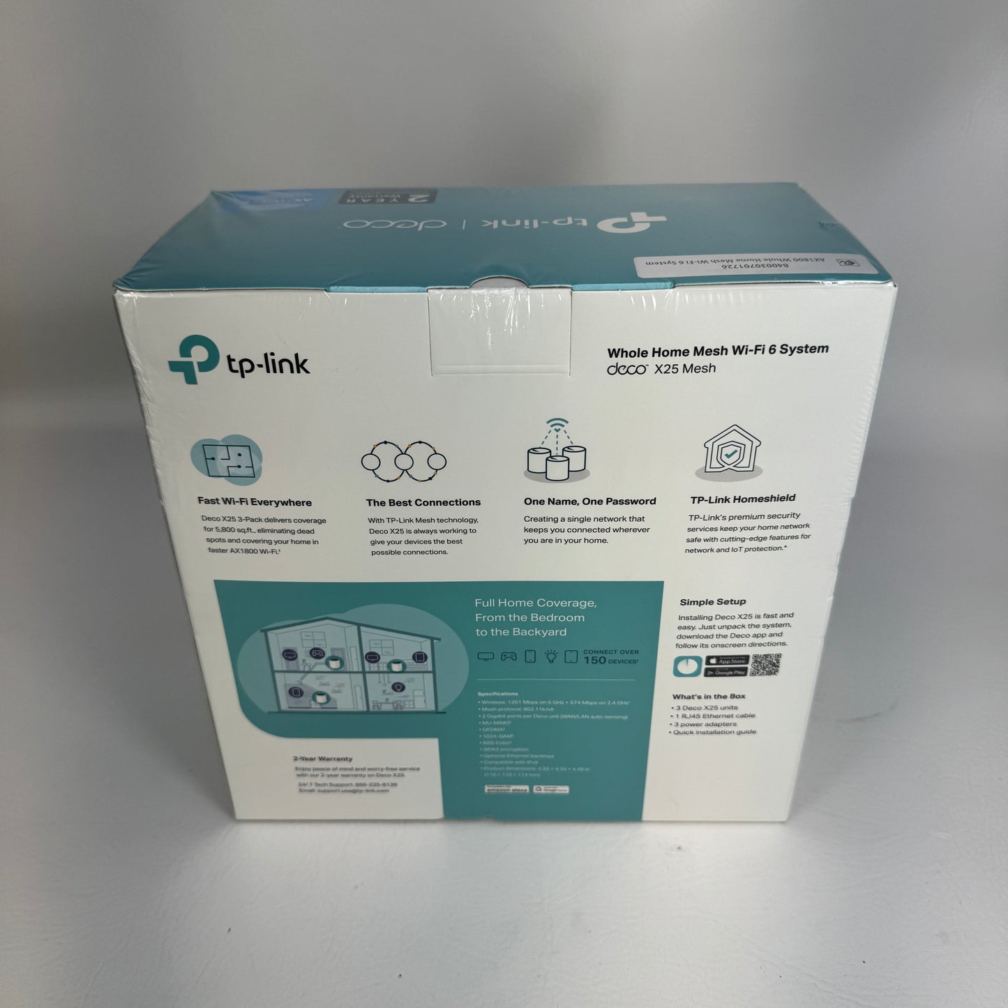 New TP-Link AX1800 Mesh Wifi 0150603804