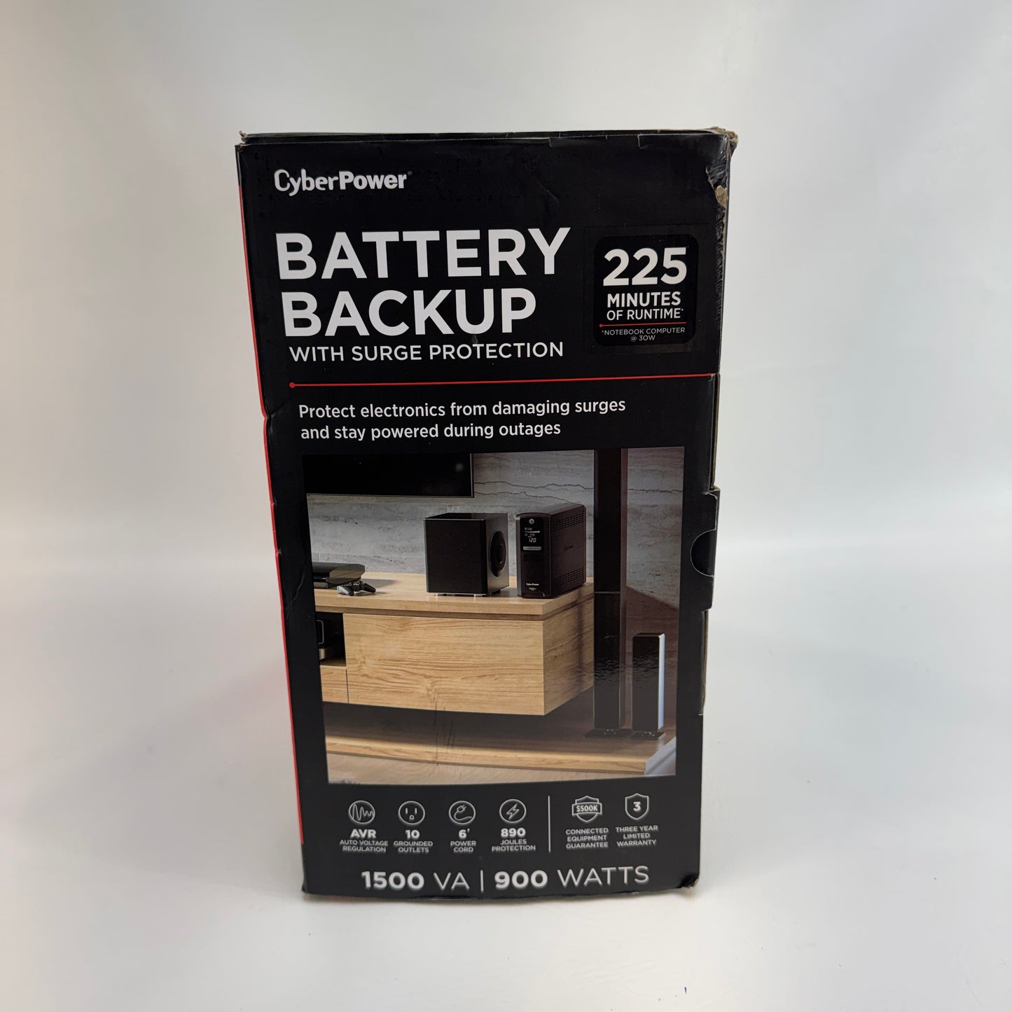New CyberPower 1500 VA Battery Backup LX1500GAVR