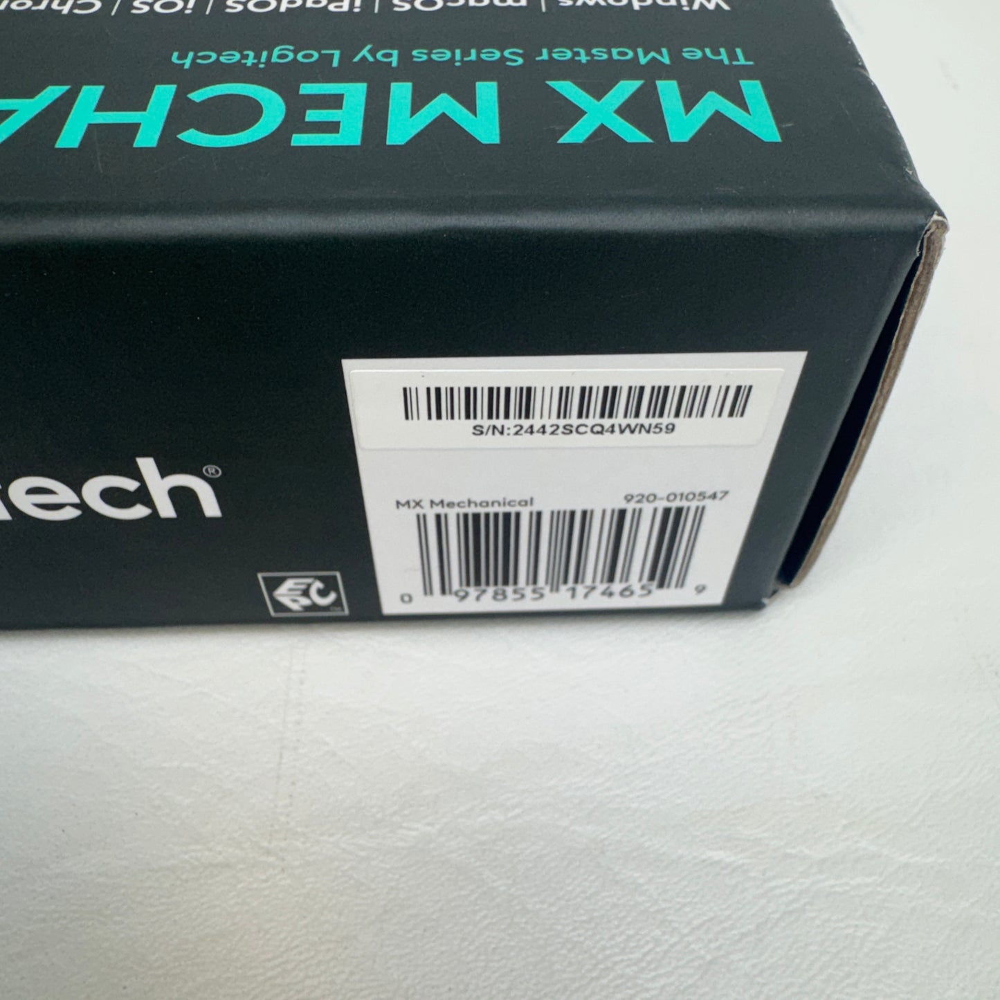 New Logitech MX Mechanical Keyboard YR0082
