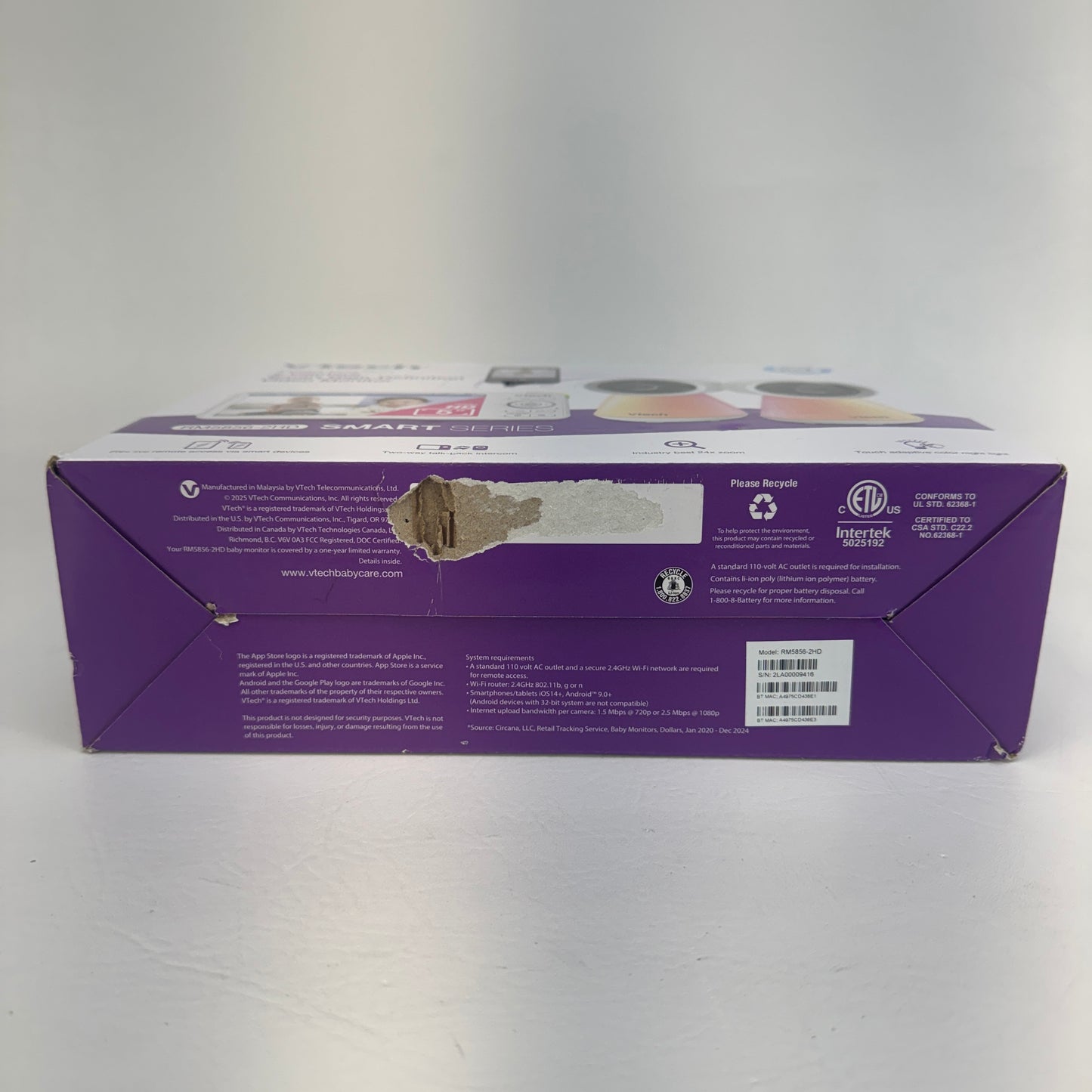 New Vtech RM7766-2HD Baby Monitor