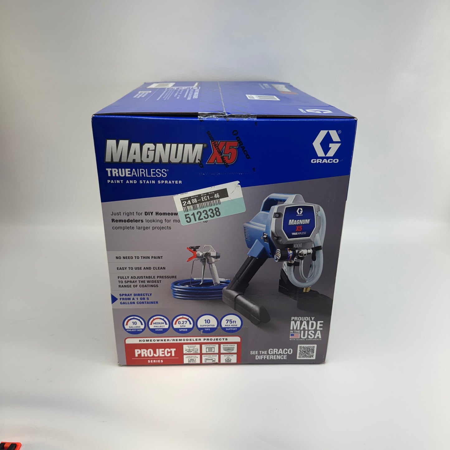 New Graco 262800 Paint and Stain Sprayer