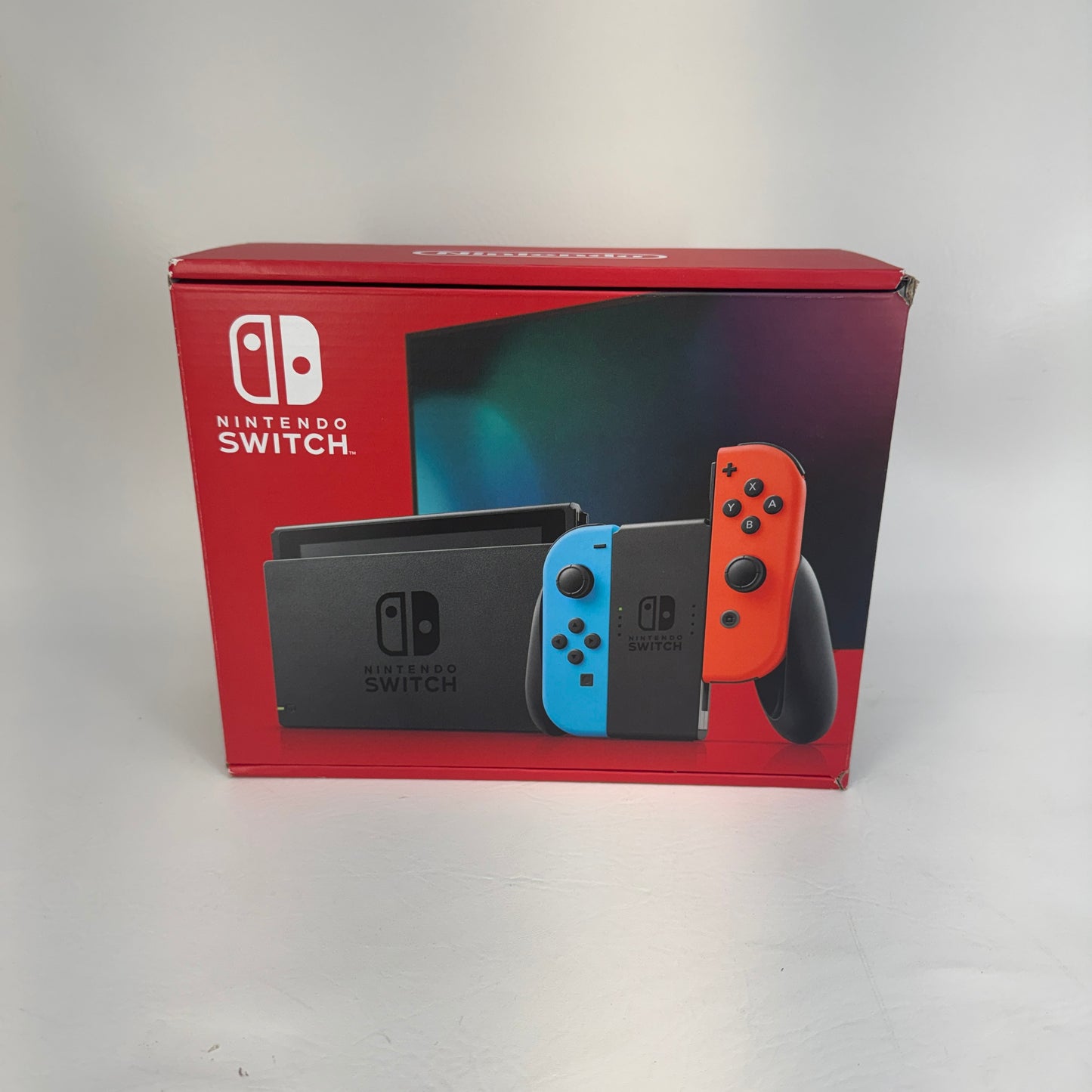 New Nintendo Switch v2 Video Game Console HAC-001 (-01) Red/Blue