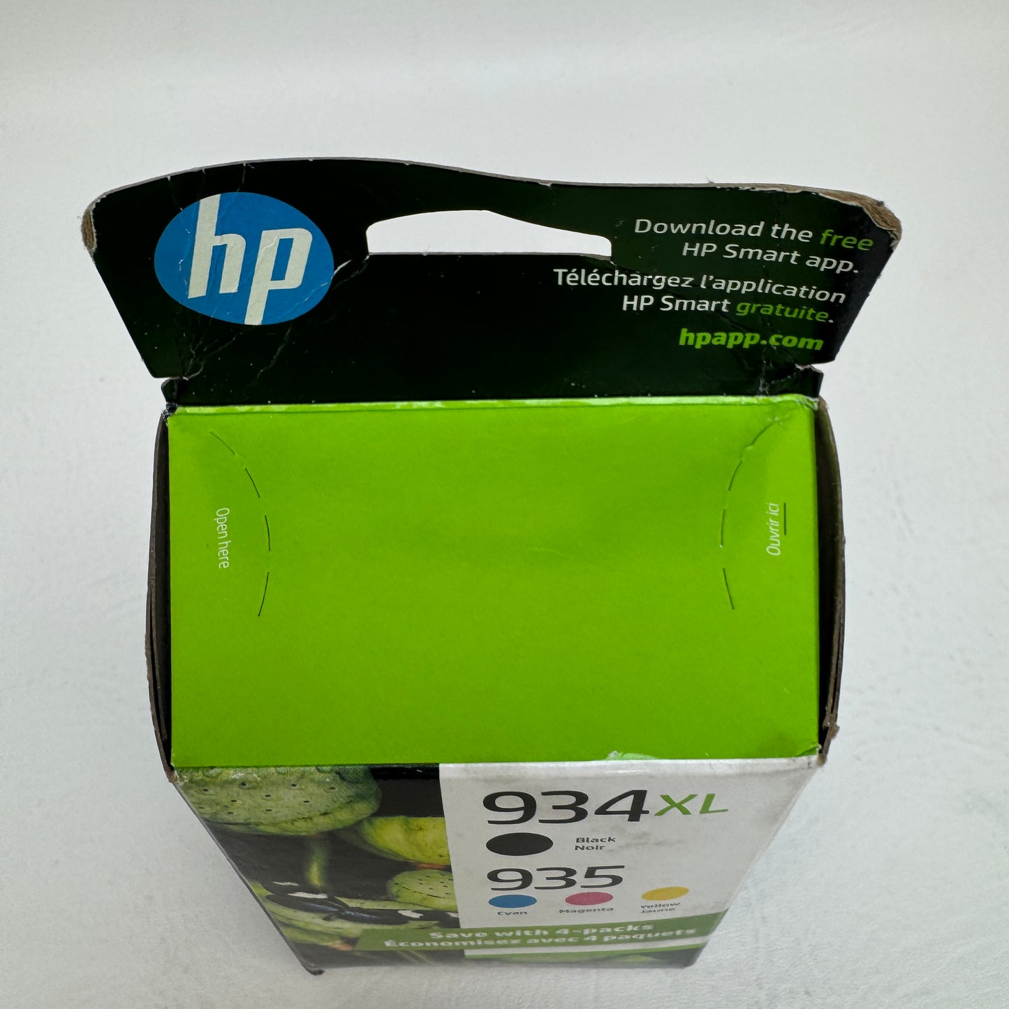 New HP 934XL Black, Yellow, Cyan and Magenta Ink Cartridge