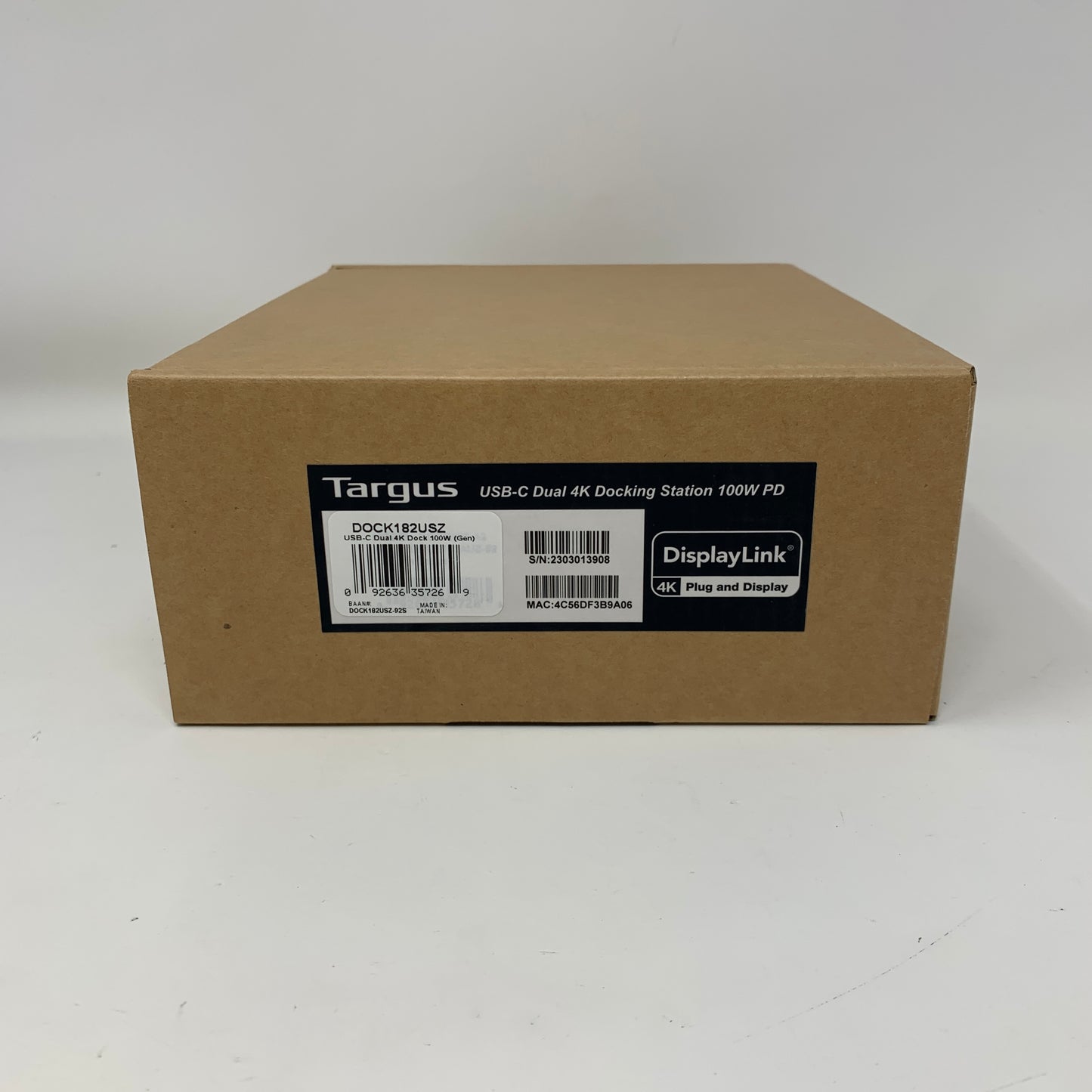 Targus USB-C Dual 4K Docking Station DOCK182USZ