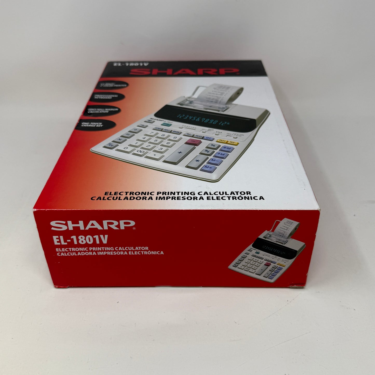New Sharp EL-1801V Electronic Ink Printing Calculator