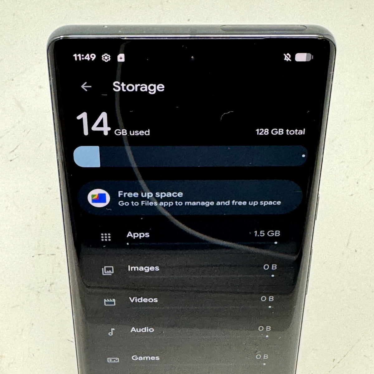 Factory Unlocked Google Pixel 7 Pro 128GB Stormy Black GE2AE
