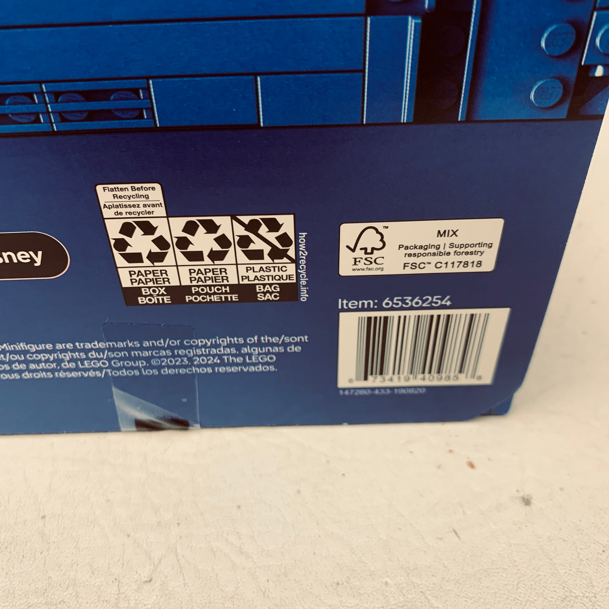 New LEGO 43222 Disney Castle Set 4837 Pcs