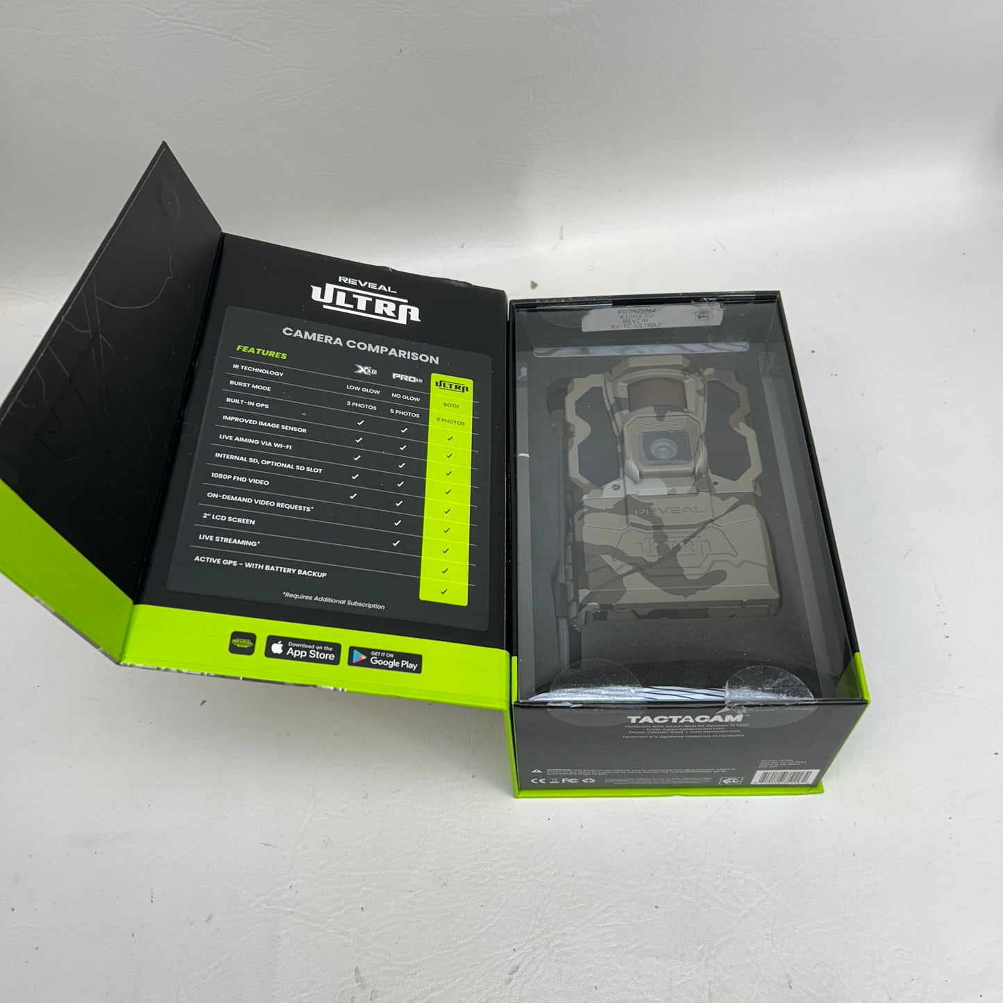 New Tactacam Reveal Ultra Cellular Trail Camera 4K Live Stream GPS RV-TC-ULTRA3