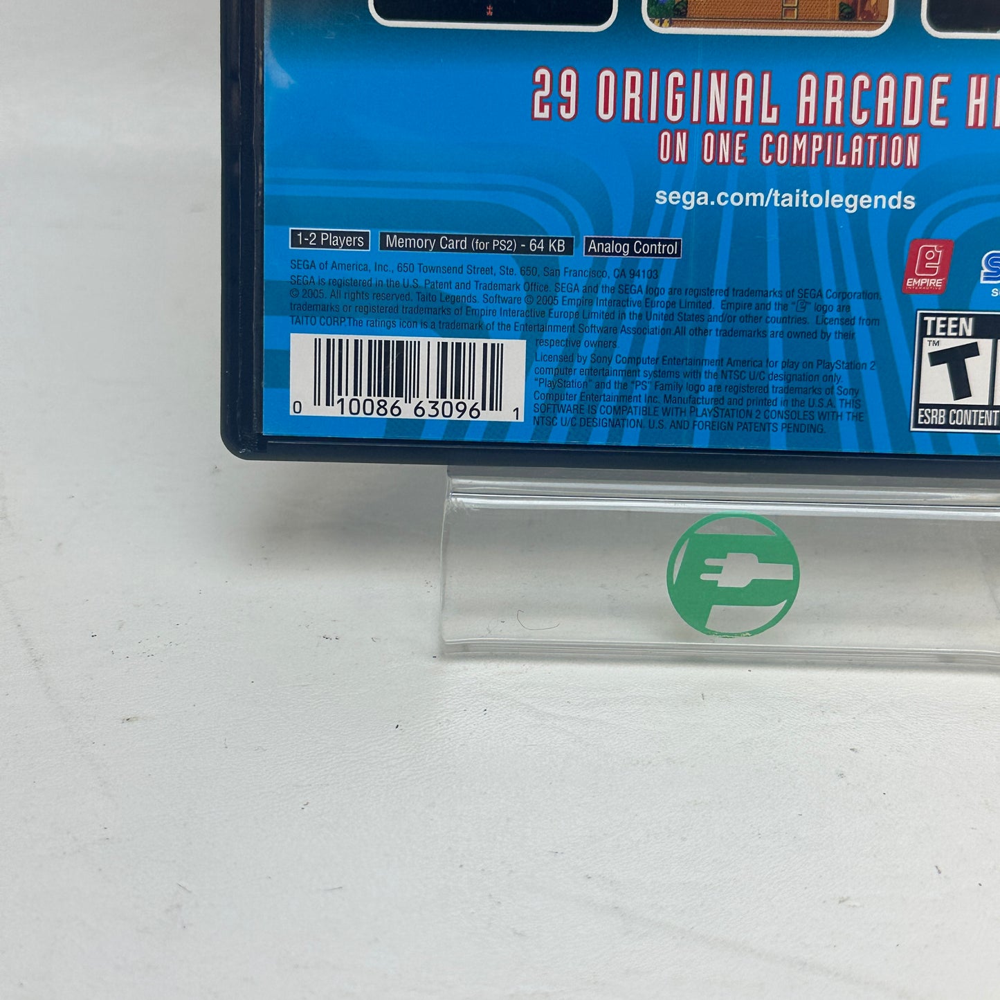Taito Legends (Sony PlayStation 2 PS2, 2005)