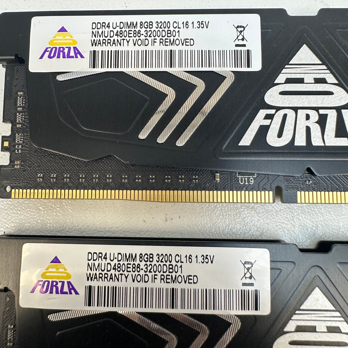 Neo Forza Black Faye 16GB (2x8GB) RAM DDR4 3200MHz DDR4U-DIMM8GB3200CL
