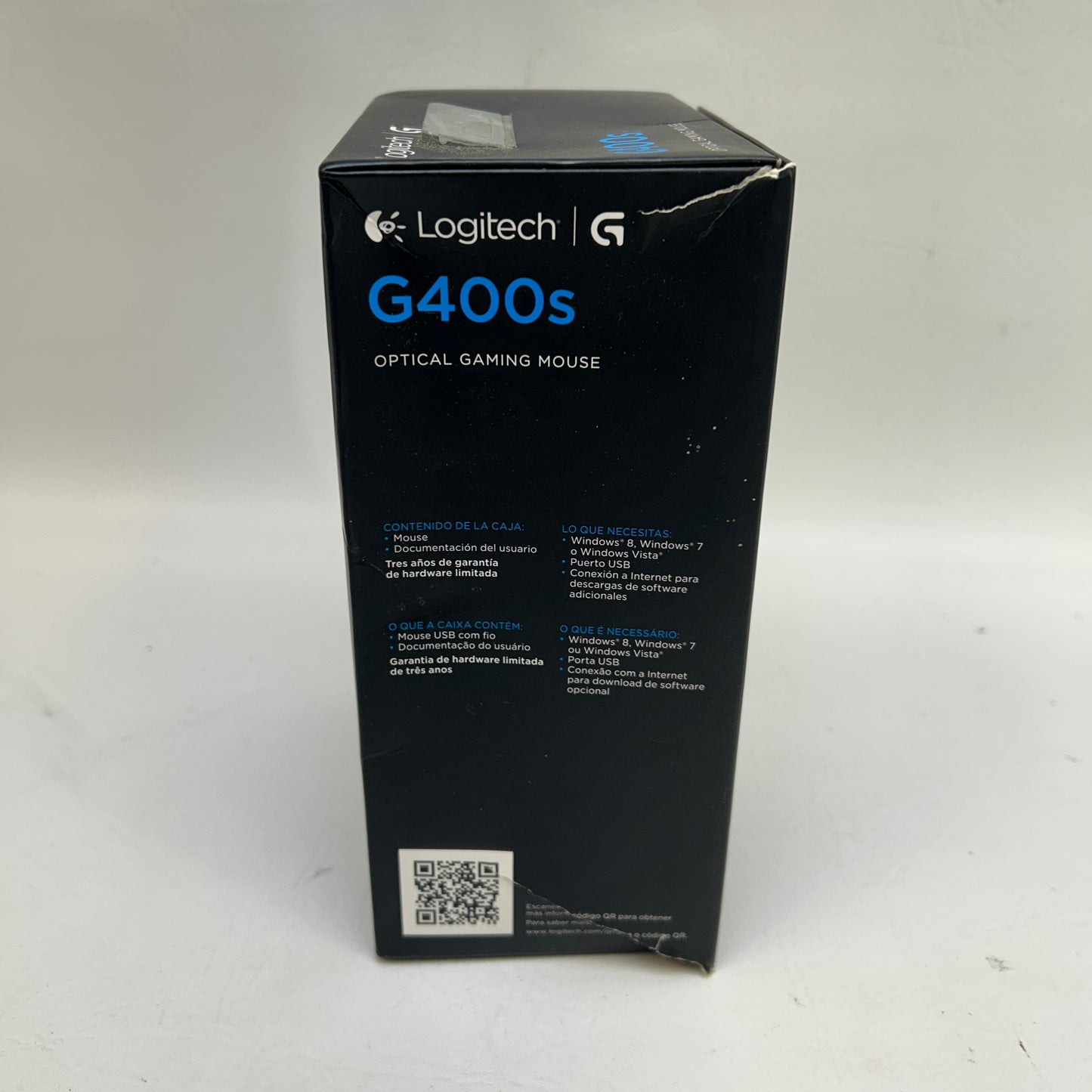 Logitech G4000s Wired FPS Optical Gaming Mouse Black