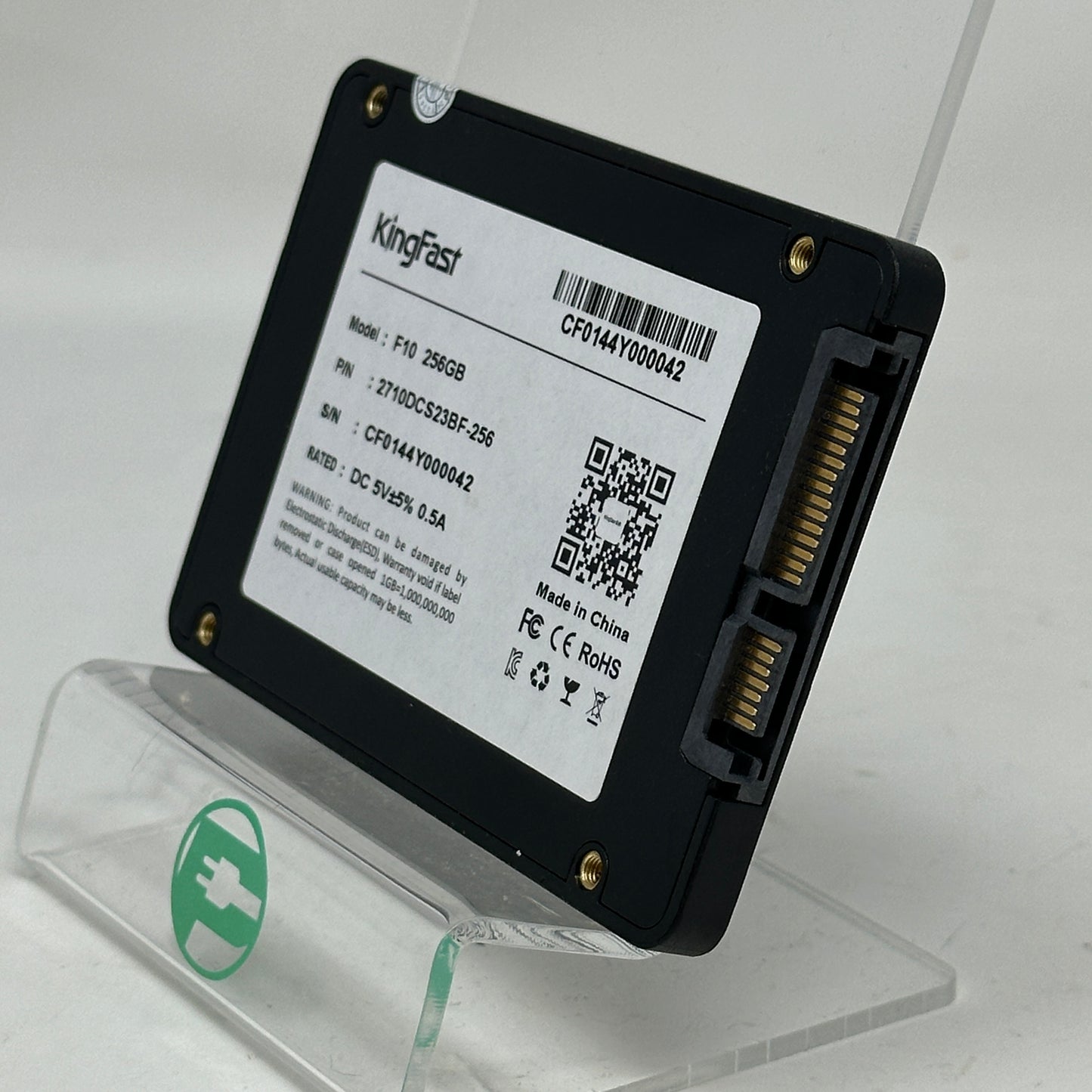 KingFast 2.5" F10 256GB eSATA III 6Gbps SSD 2710DCS23BF-256