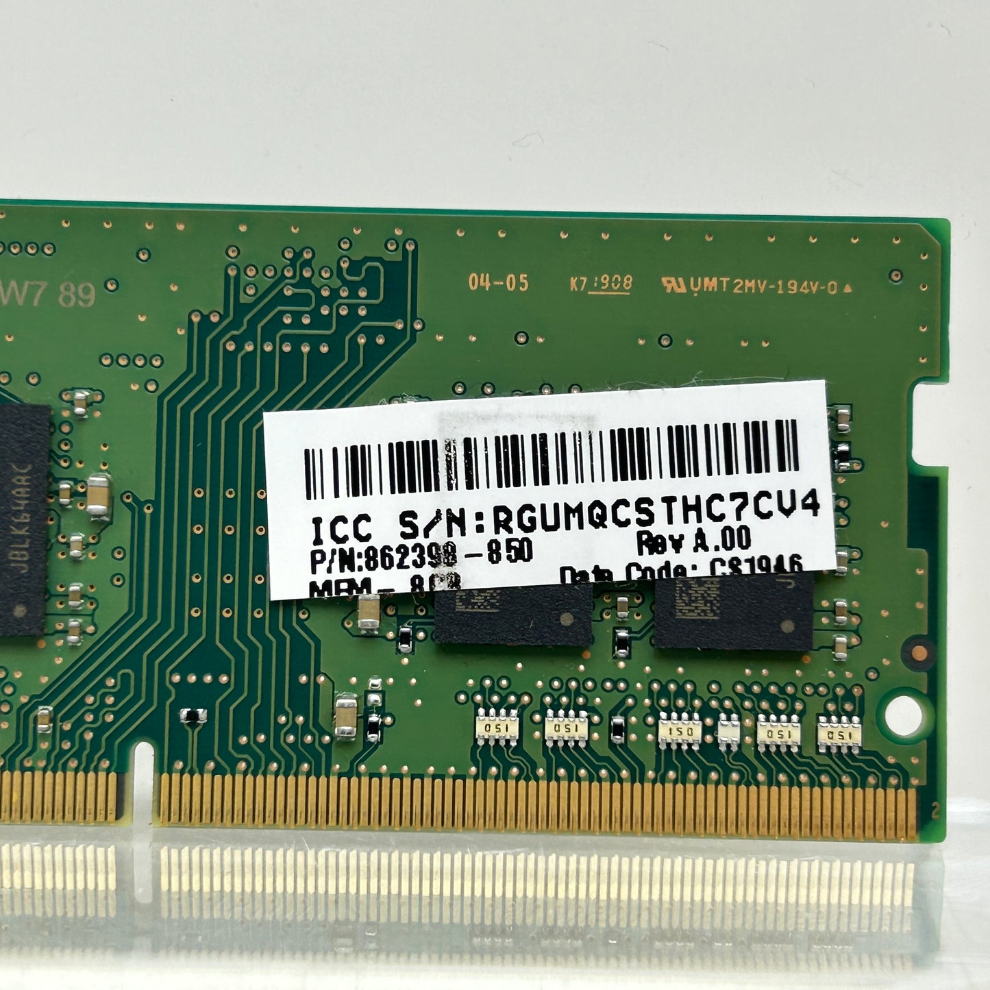 Samsung 8GB DDR4 2666MHz PC4-2666V Laptop RAM SO-DIMM M471A1K43CB1