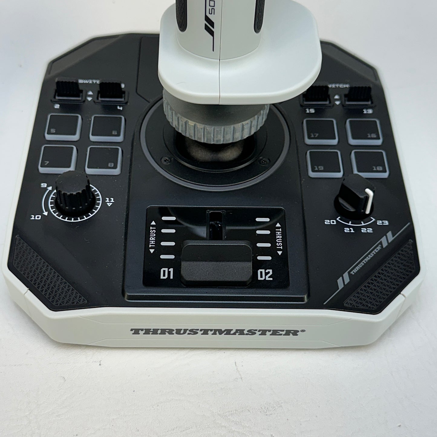 Thrustmaster SOL-R 2 HOSAS Space Sim Duo Dual Flight Joysticks PC White Black