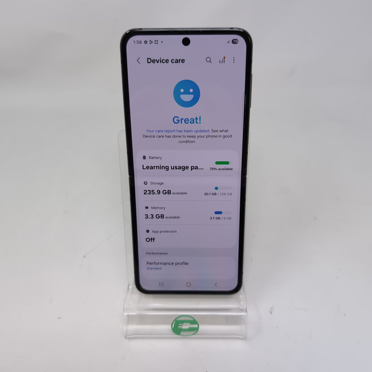 GSM Unlocked Samsung Galaxy Z Flip5 8GB RAM 256GB SM-F731U1 Gray