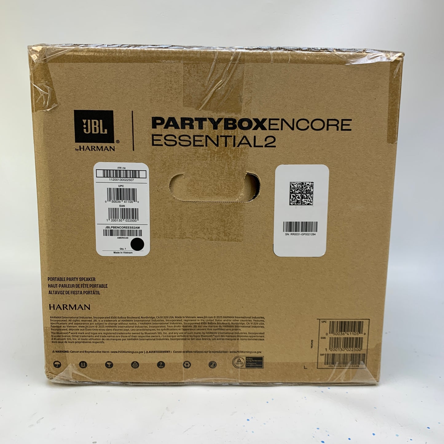 New JBL Partybox Encore Essential 2 Portable Party Speaker Black JBLPBENCOREESSAM
