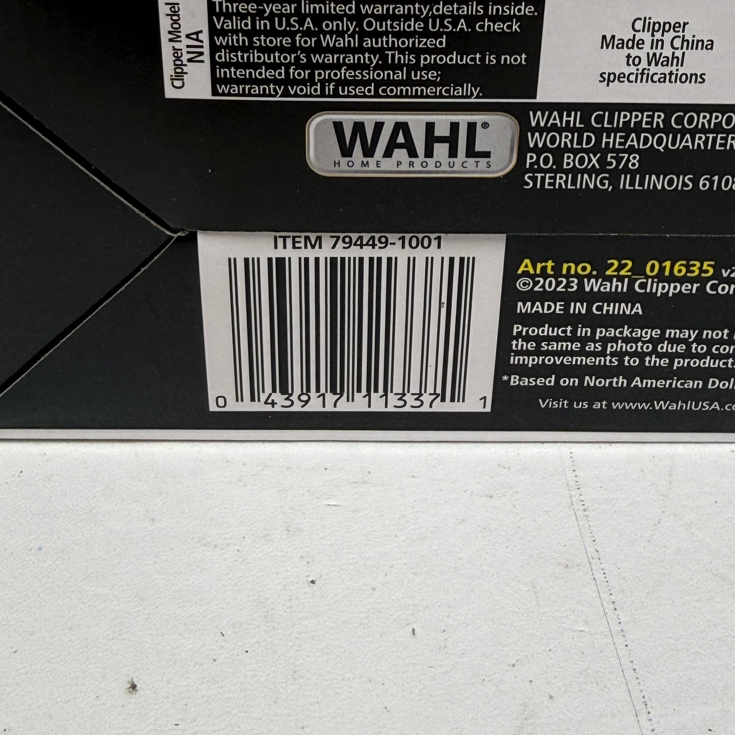 New WAHL Sure Cut Hair Clipper Kit 79449-1001 Corded 15-Piece Home Haircutting