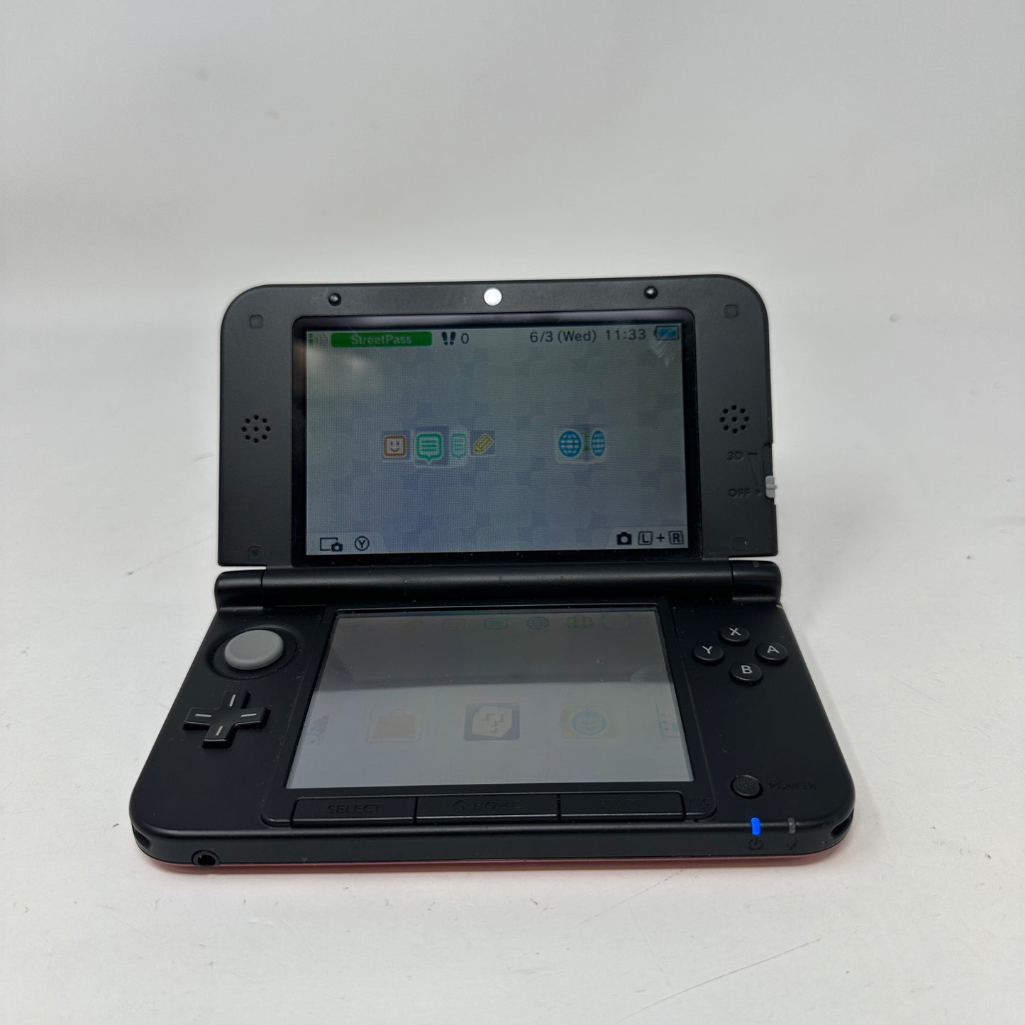 Nintendo 3DS XL Handheld Game Console Only SPR-001 Red/Black