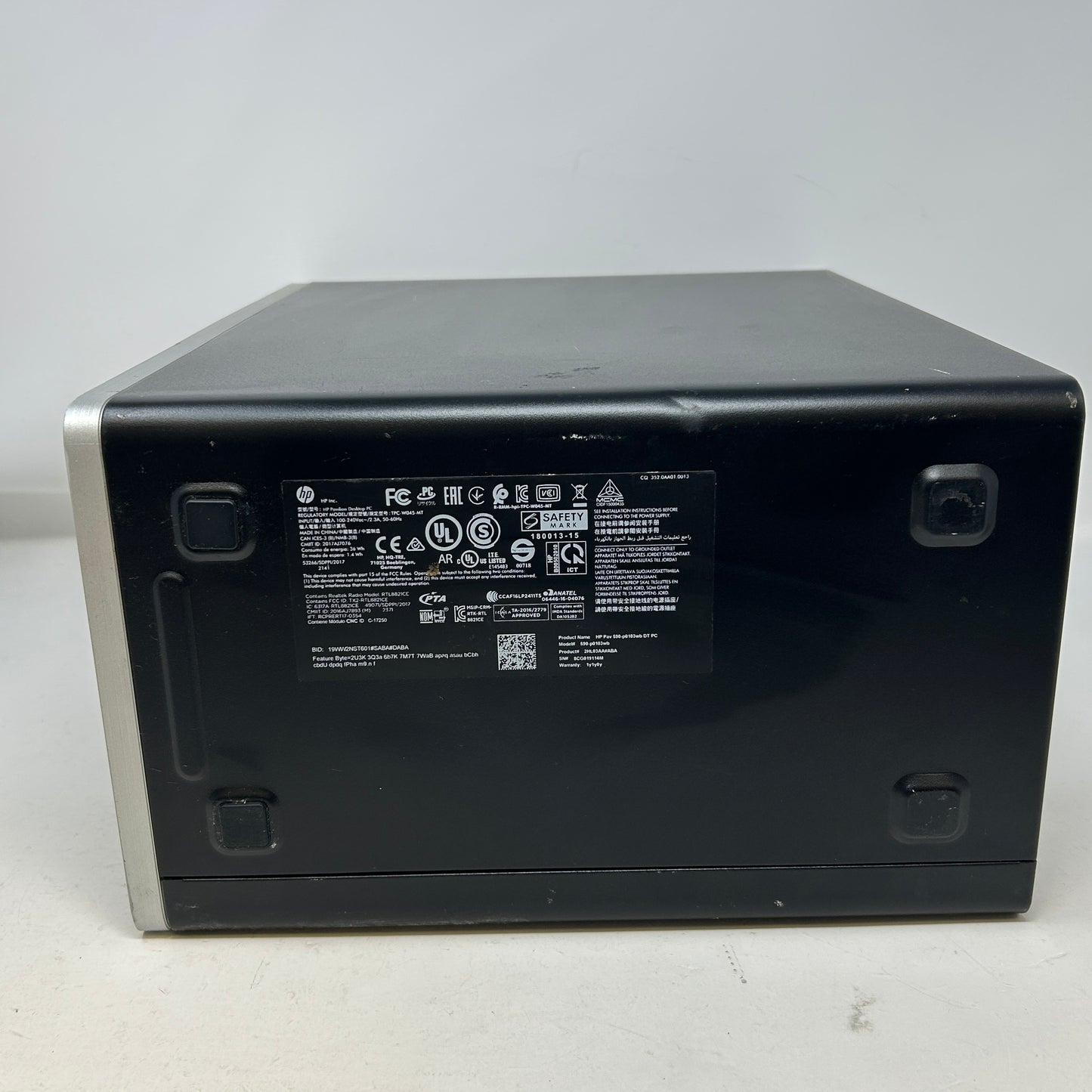 HP Pavilion Desktop 590-p0103wb TLJA8M0 Ryzen 3 3200G 3.50GHz 8GB RAM 1TB HDD