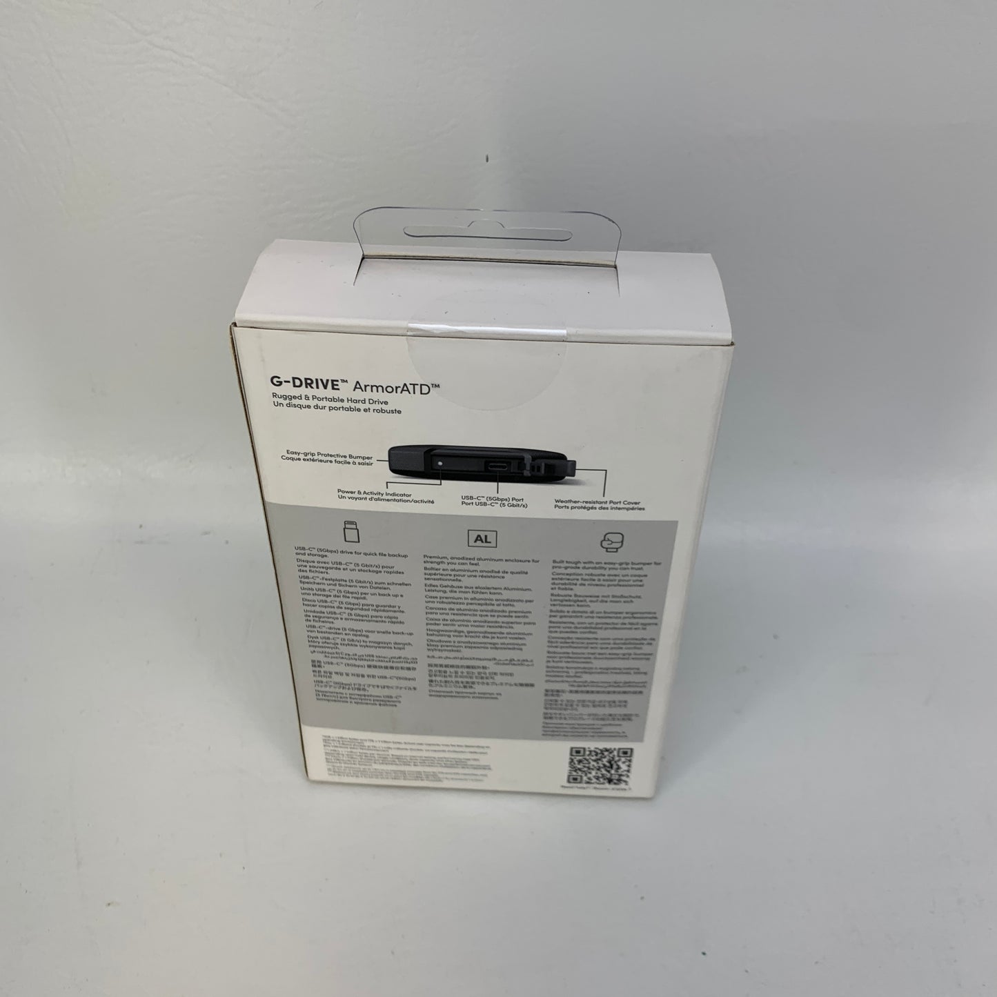 New SanDisk G-Drive ArmorATD 2TB Rugged External Hard Drive USB-C 3.2 IP54 HDD