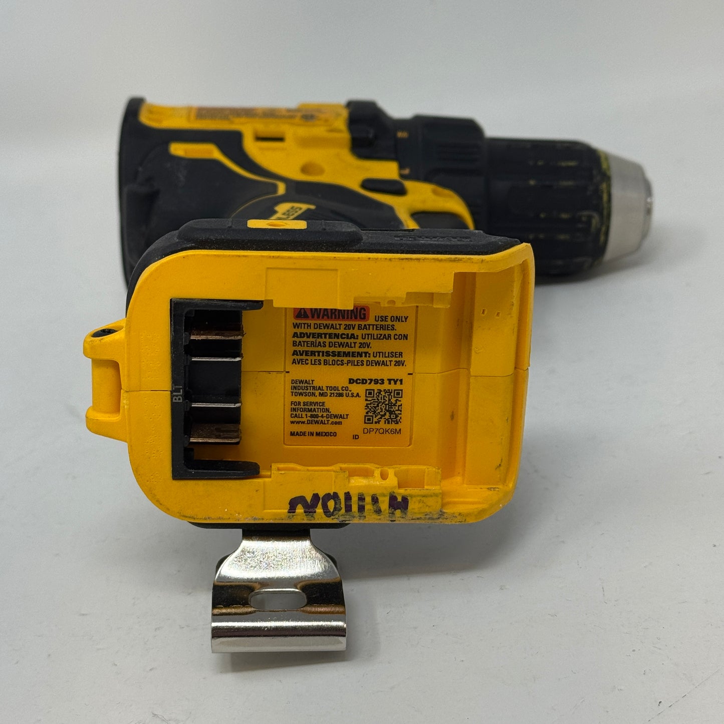 DeWalt DCD793D1 20V MAX 1/2" Cordless Drill Driver