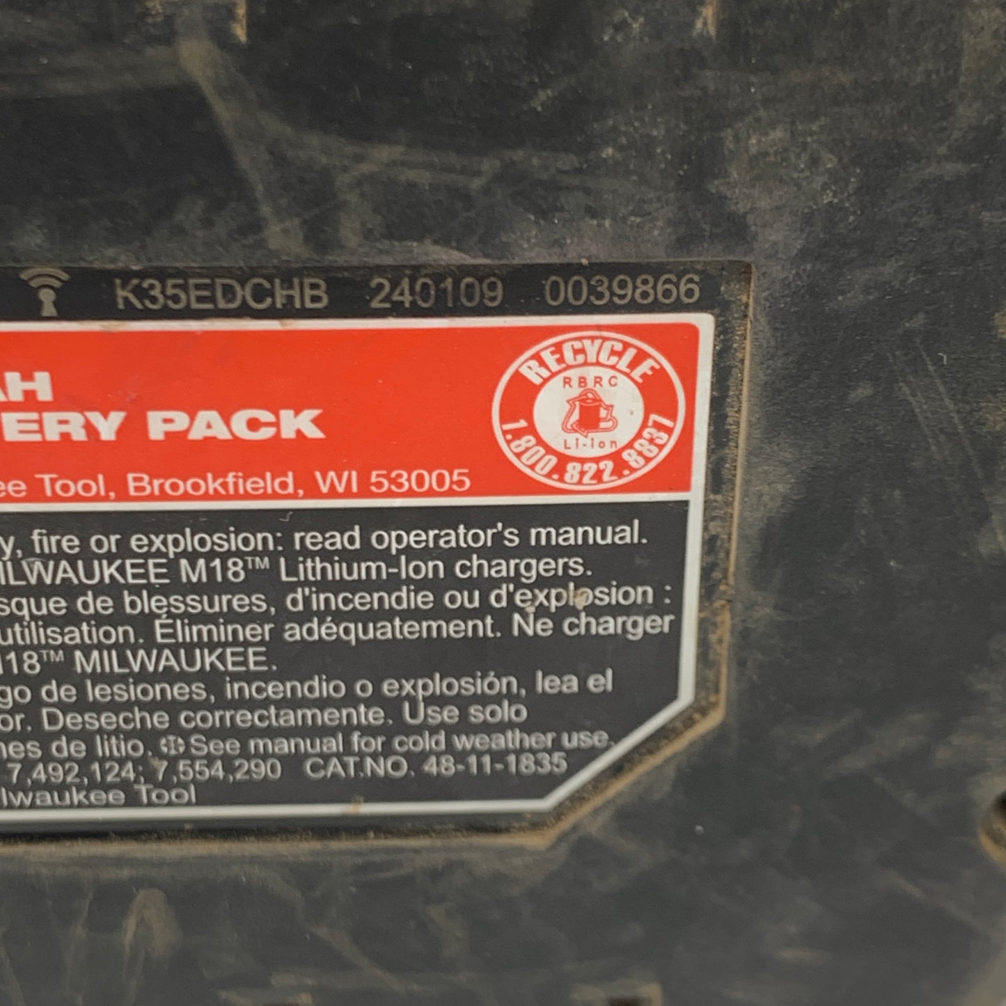 Milwaukee M18 REDLITHIUM CP 3.0 Ah 18V Battery Pack 48-11-1835