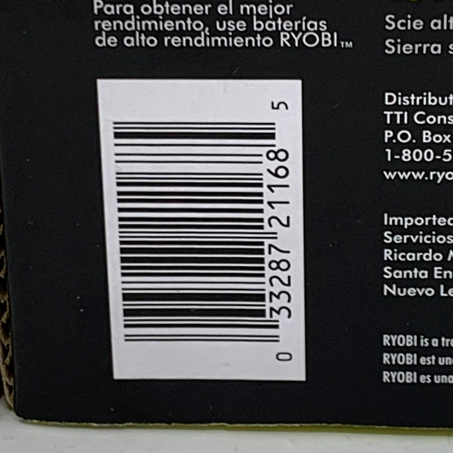 New Ryobi 18V ONE+ HP Brushless Compact One-Handed Reciprocating Saw PSBRS02B