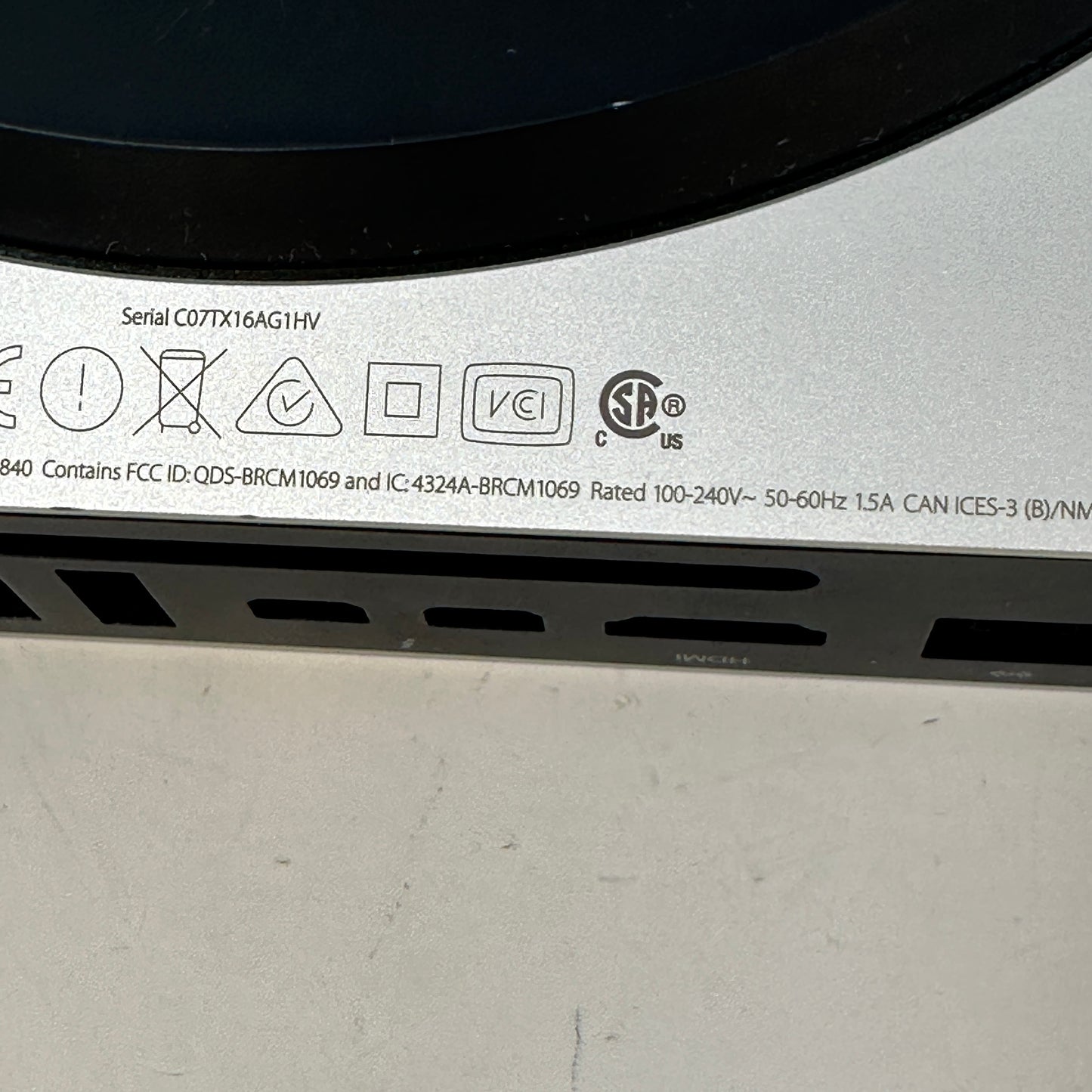 2014 Apple Mac Mini i5 1.4GHz 4GB RAM 500GB HDD Silver A1347