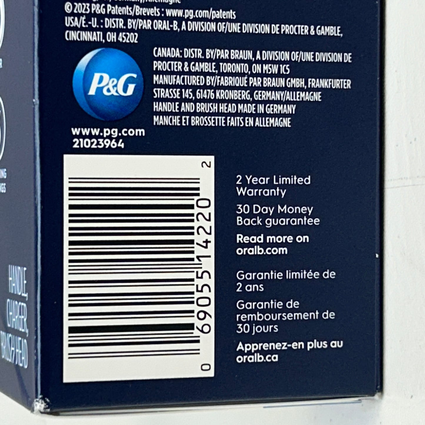 New Oral-B iO Series 2 Rechargeable Toothbrush Black