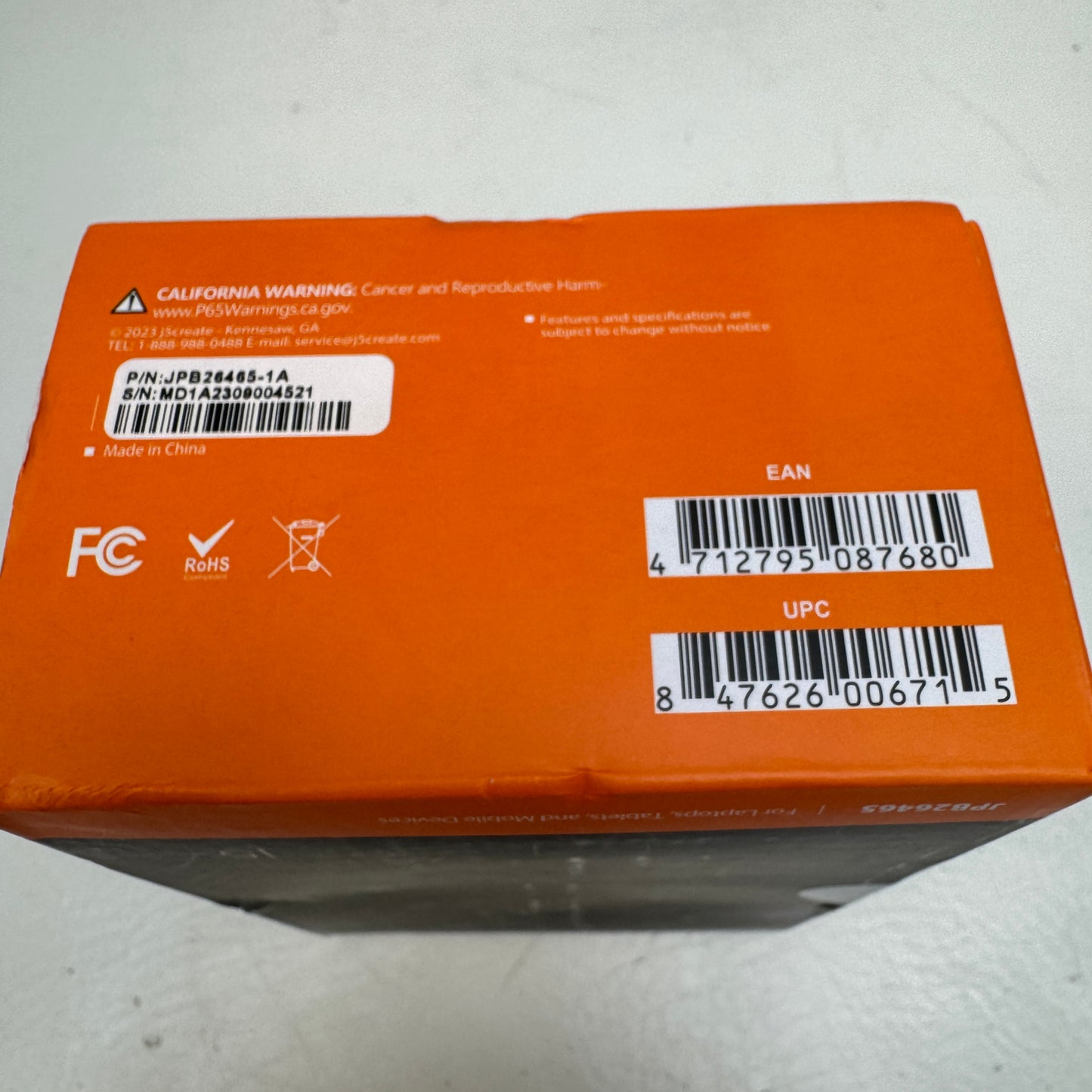 New J5 Create JPB26465 26800mAh PD 65W 4-Port Power Bank Portable Charger