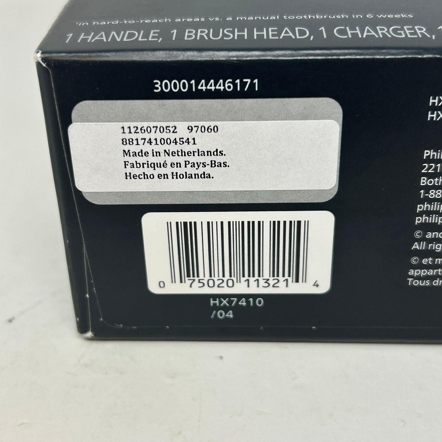 New philips Sonicare 6400 Series Electric Toothbrush HX7410/04