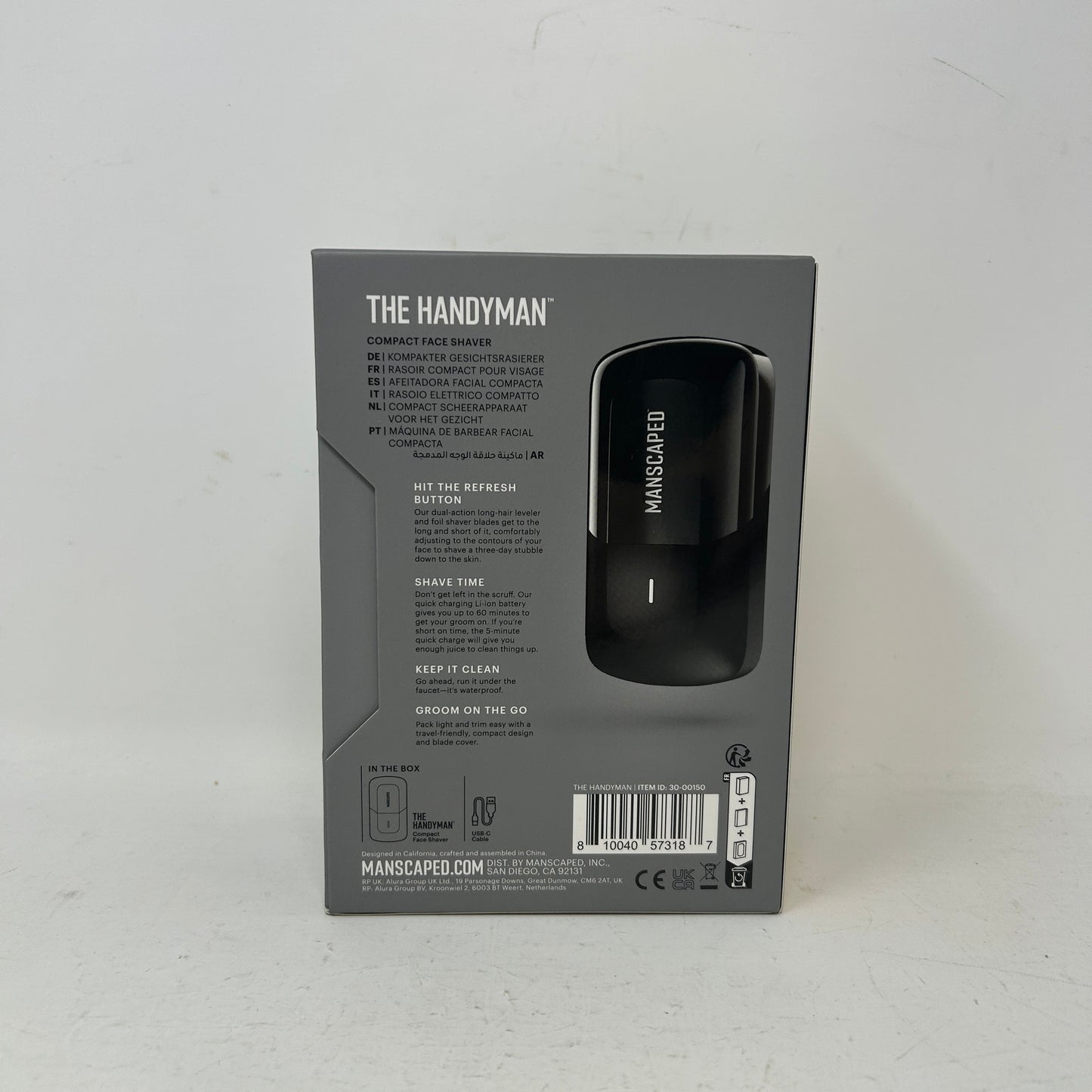 New Manscaped The Handyman Compact Foil Shaver 30-00150