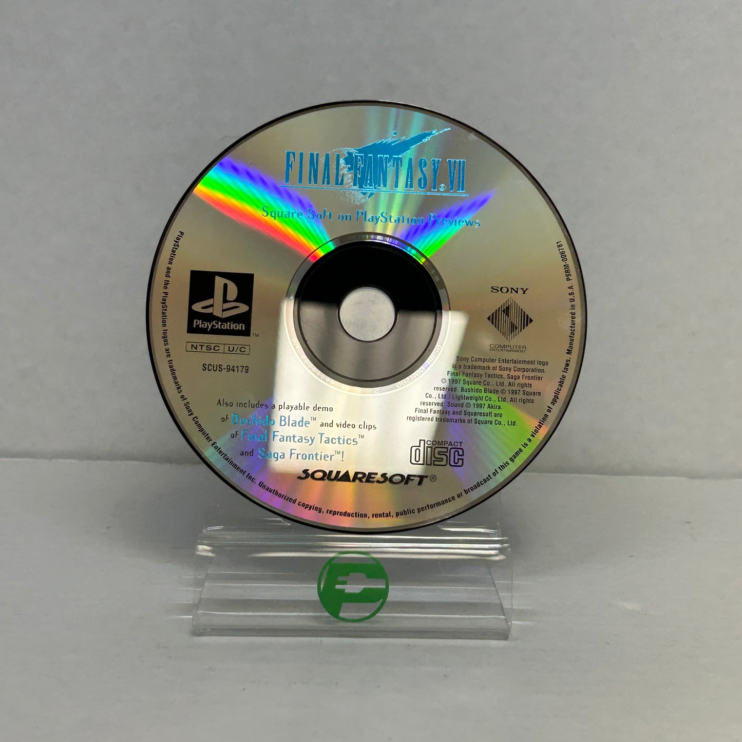 Final Fantasy VII (Sony PlayStation 1 PS1, 1997)
